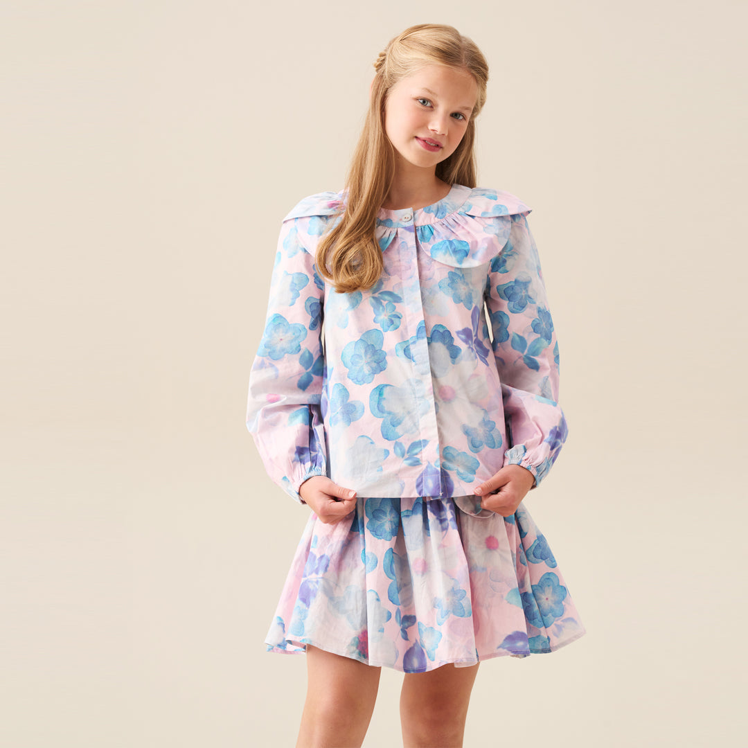 Celia Petal Collar Top