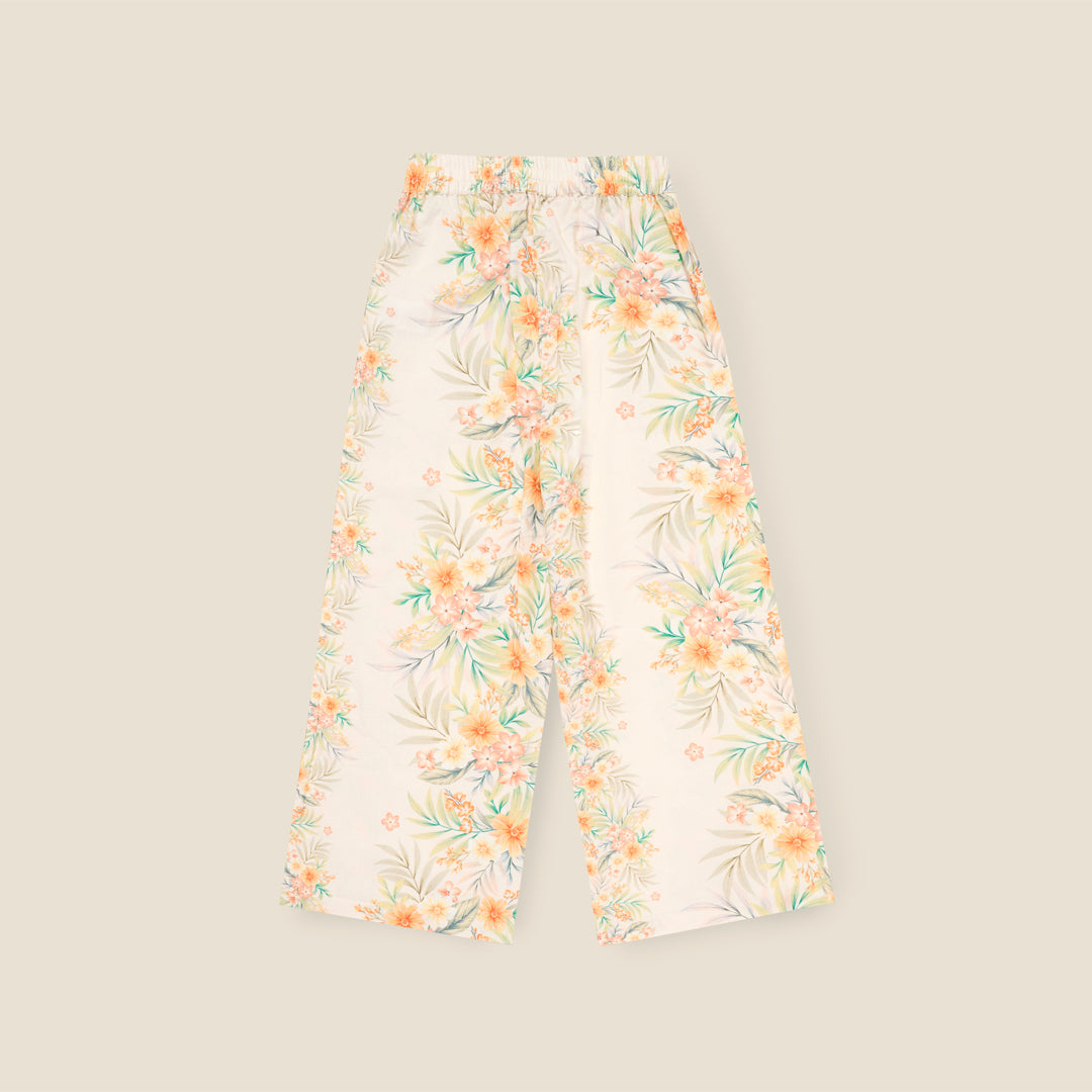 Primrose Floral Print Tie Waist Trousers