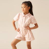 Abby Linen Tie Waist Playsuit