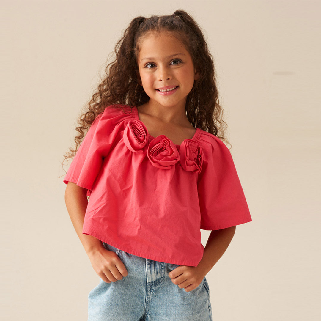 Coletta Corsage Swing Top