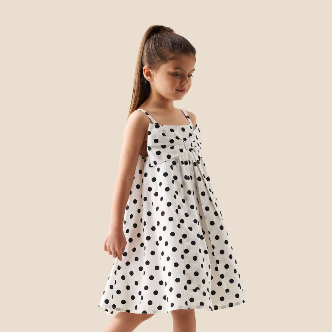 Libby Polka Dot Bow Dress
