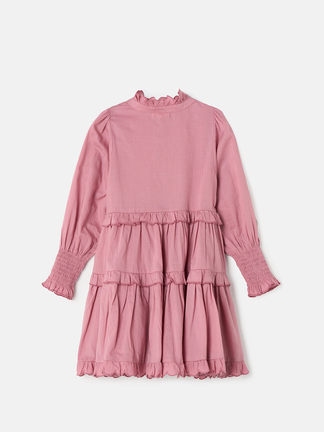 Cordelia Pink Vintage Frill Dress