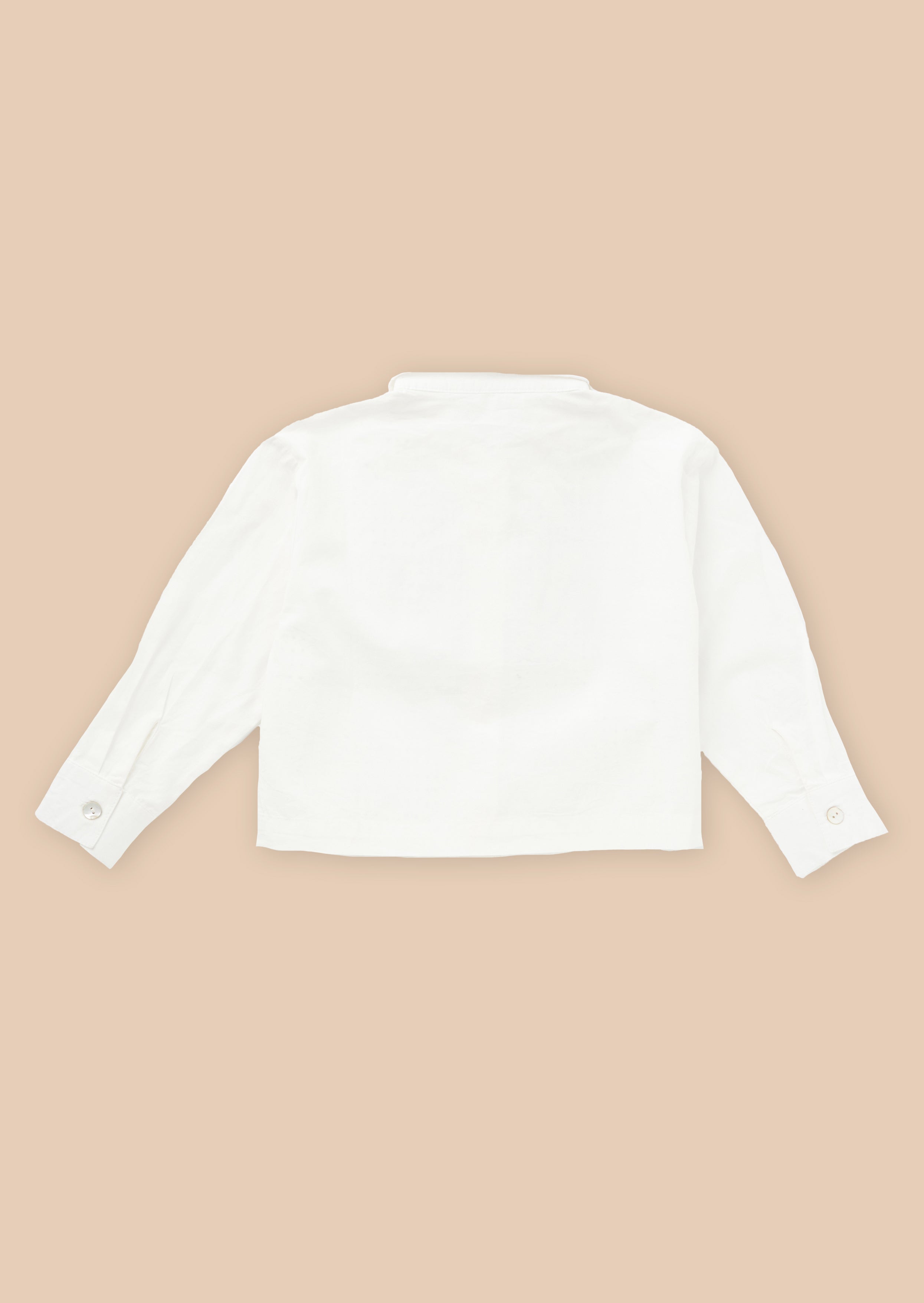 Jade White Diamante Shirt