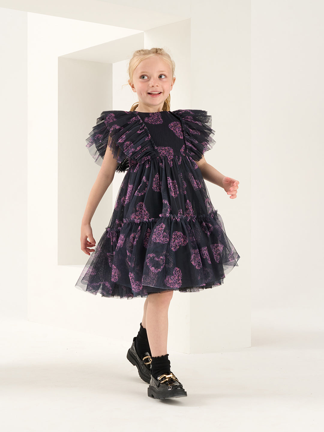 Piper Floral Mesh Dress