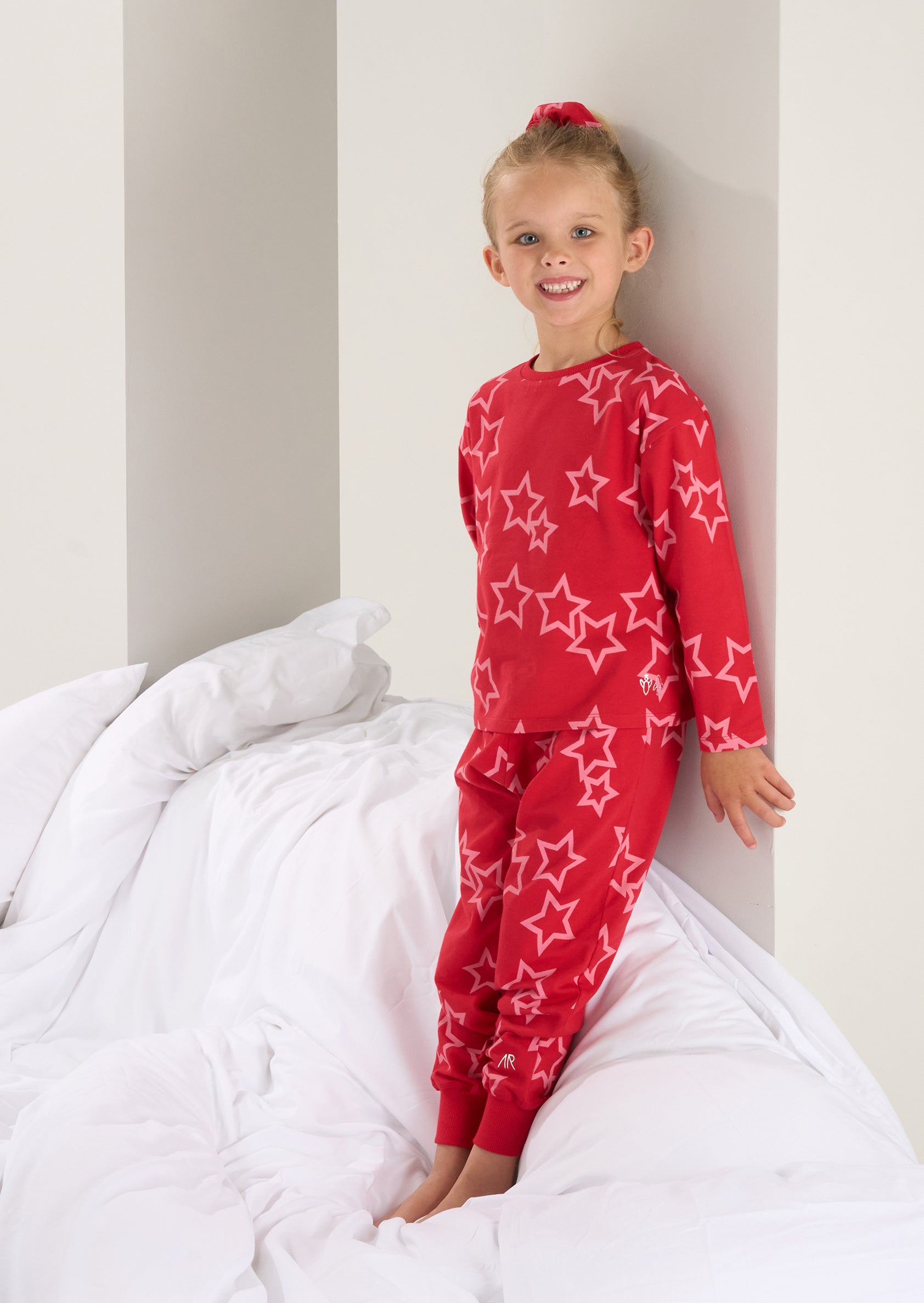 Amelia Pink Star PJs