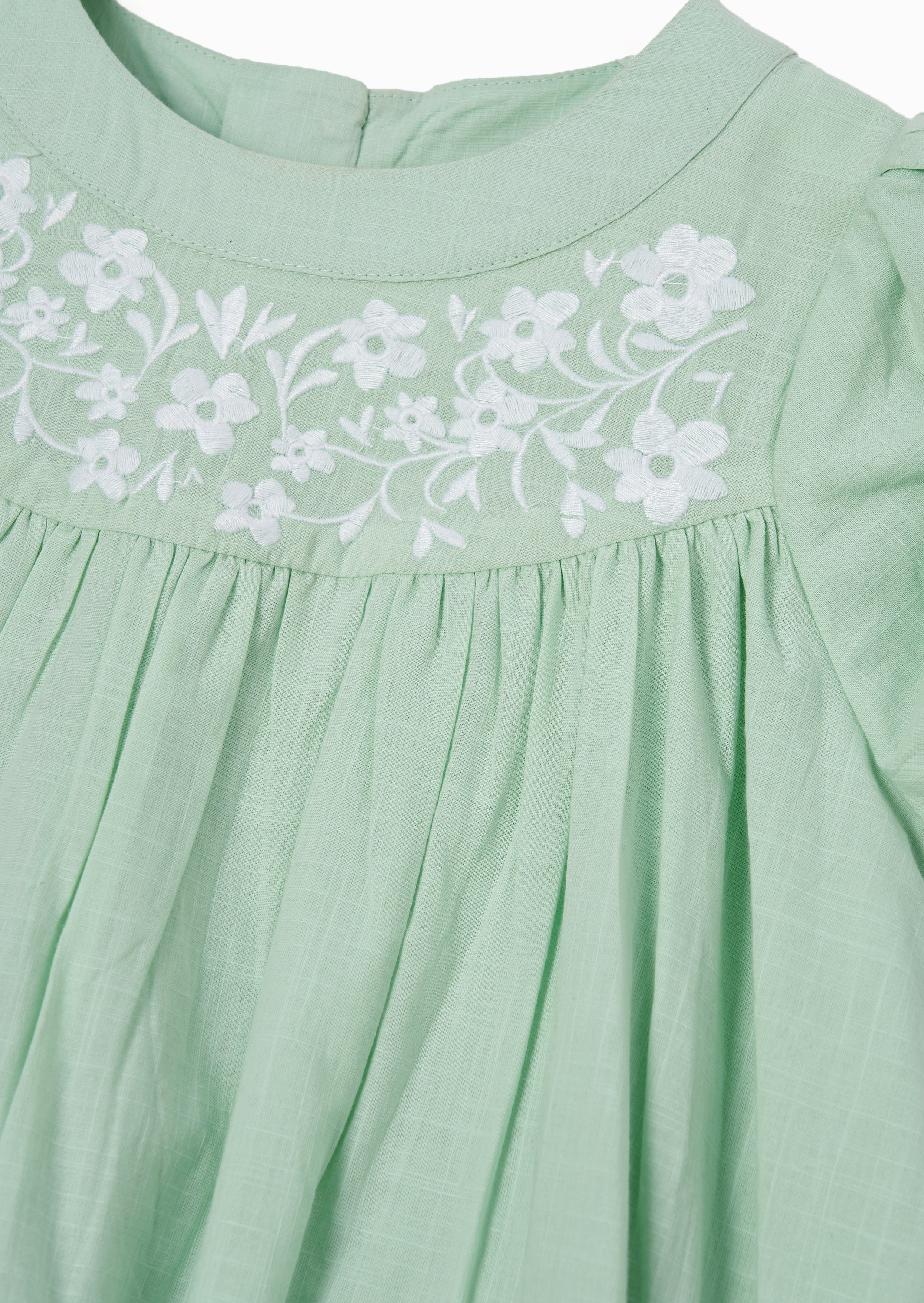 Hattie Embroidered Yolk Dress