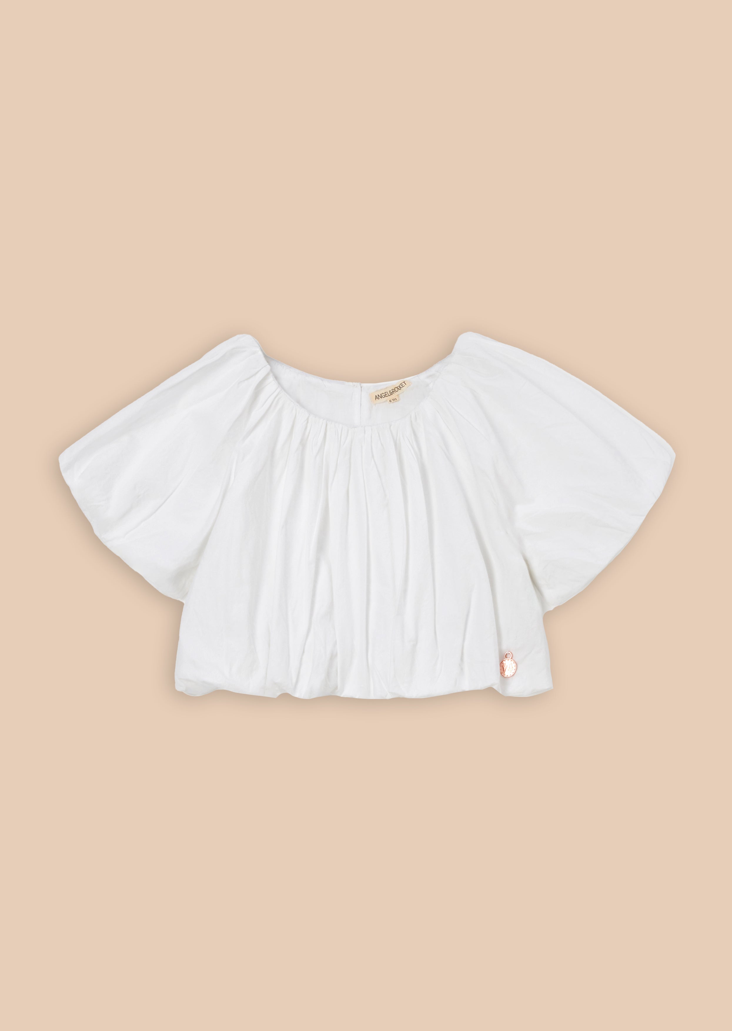 Michela Puff Sleeve Woven Top