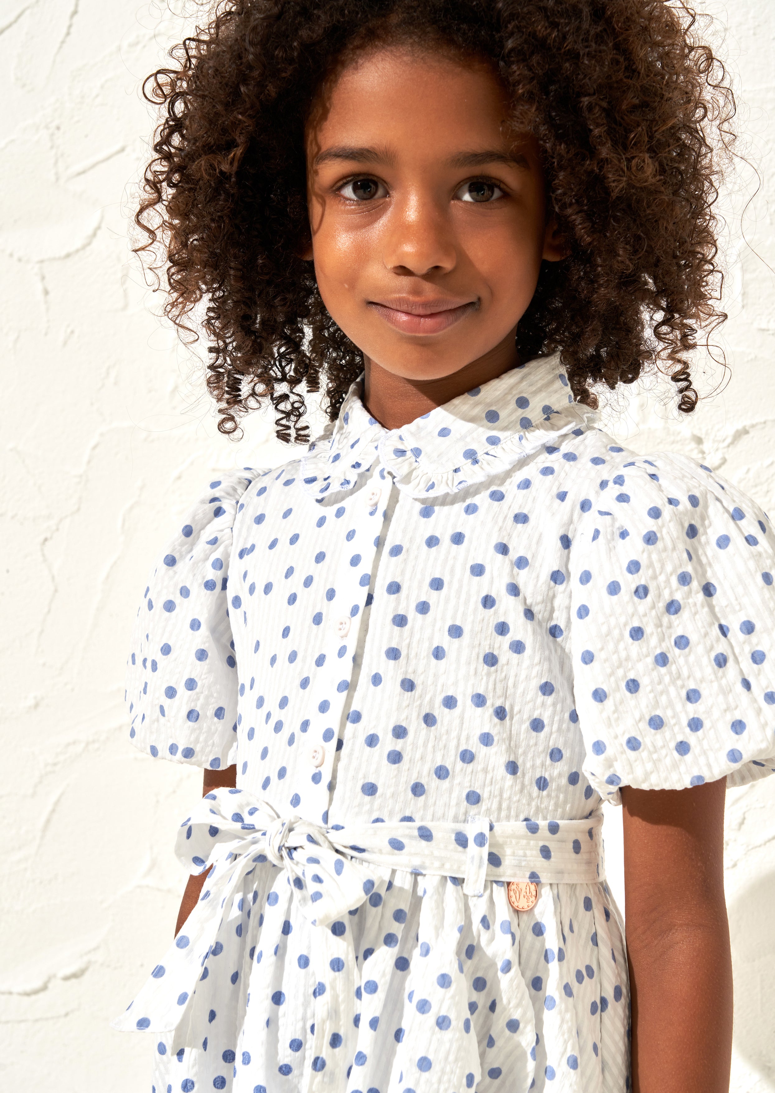 Danni Spot Shirt Dress