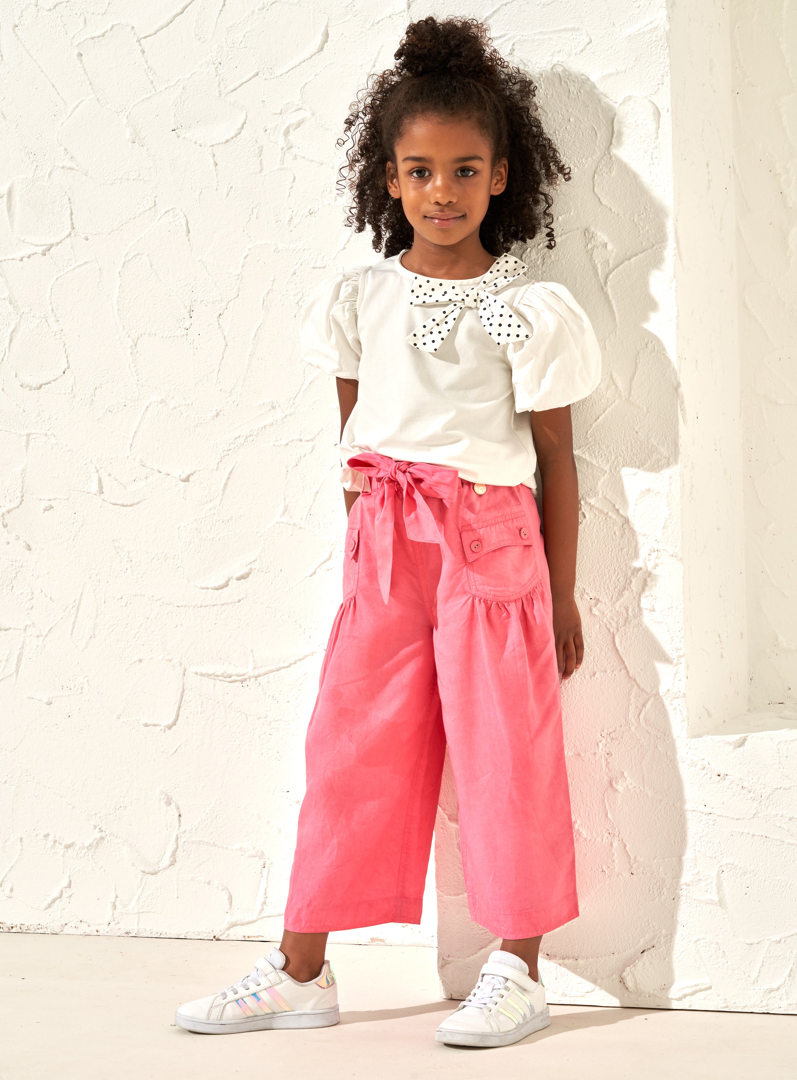 Poppy Pink Wide Leg Trousers