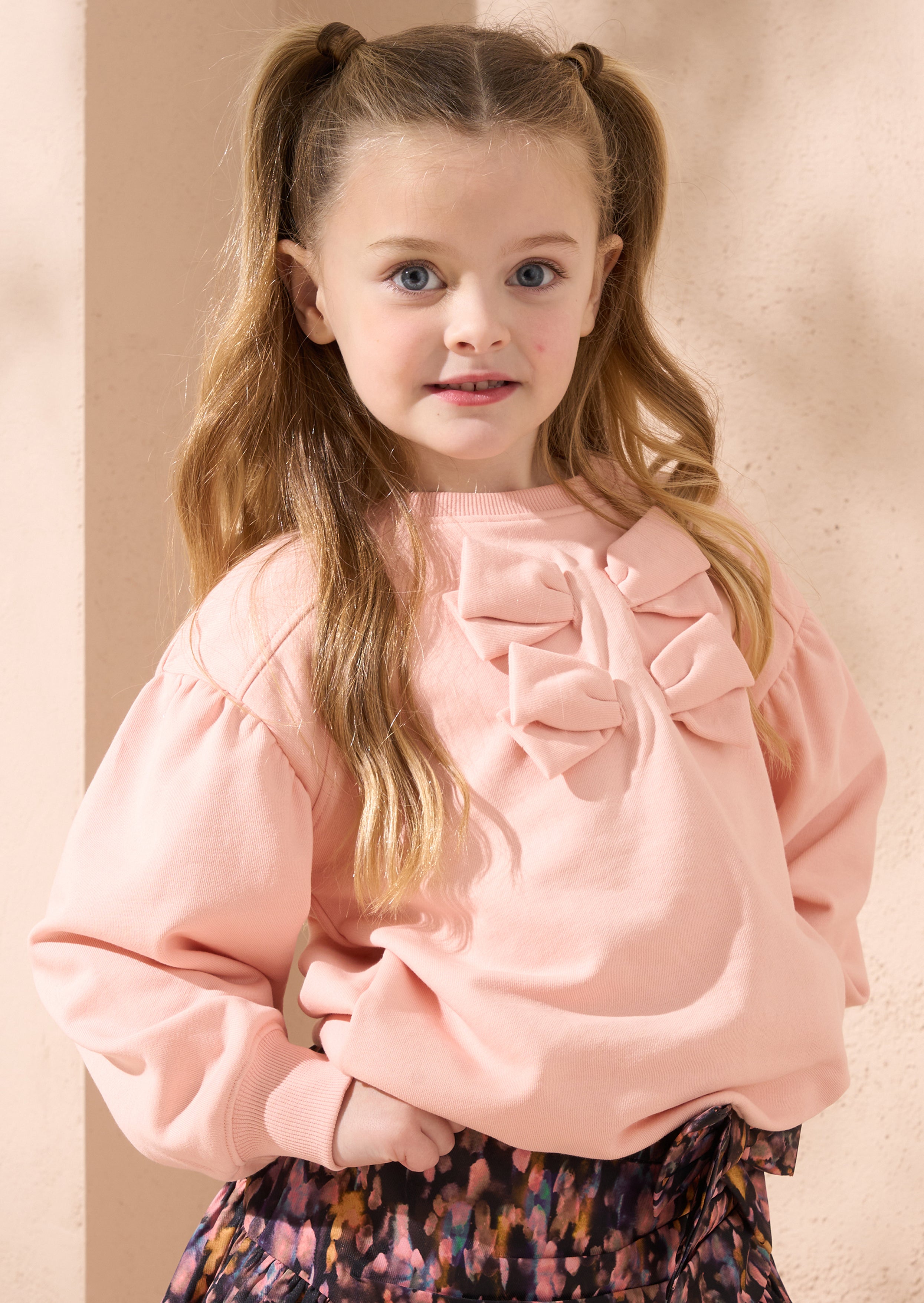 Ruthie Pink Bow Sweatshirt