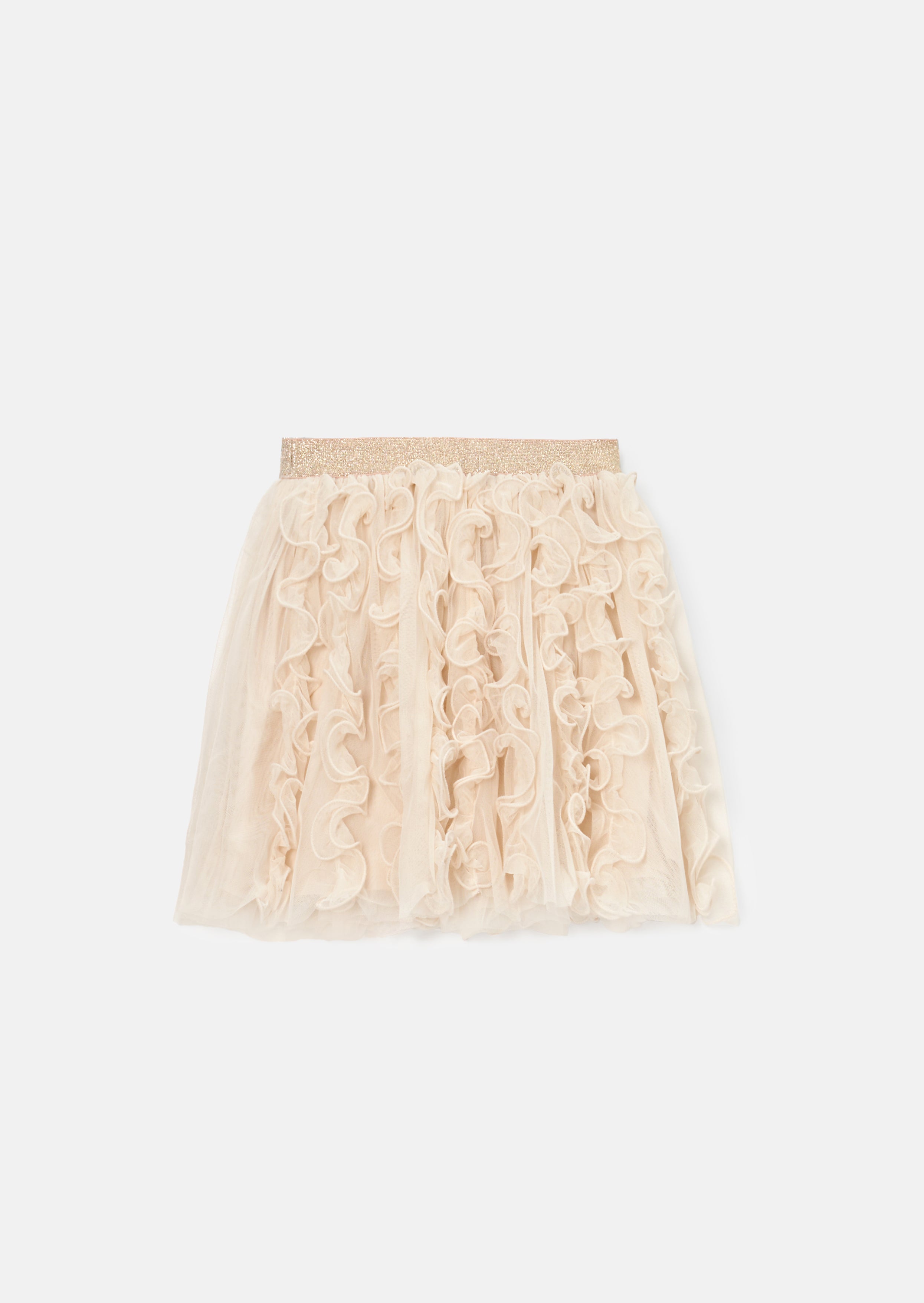 Colette Pink Spiral Mesh Skirt