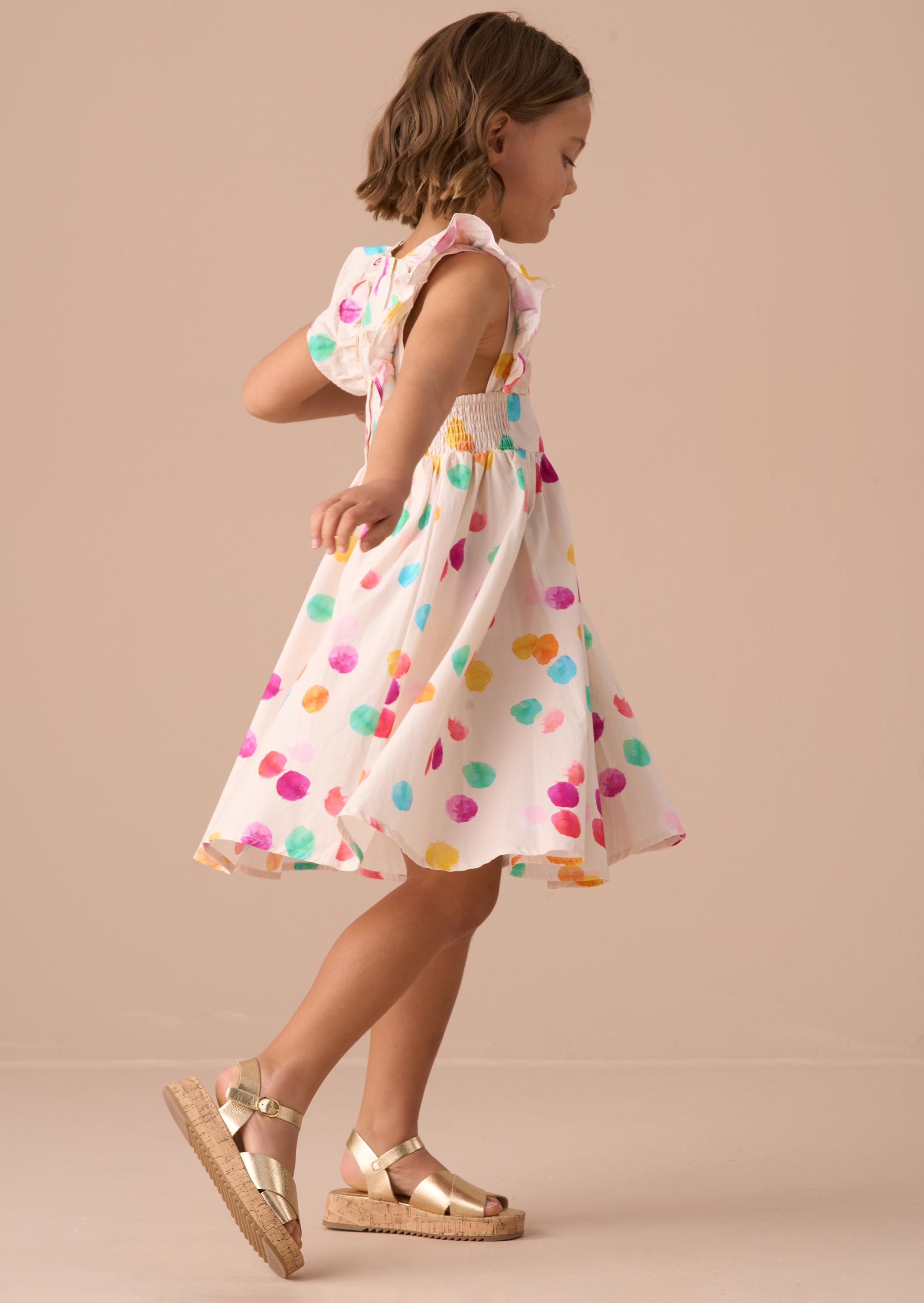 Multi Shade Floral Printed Dress