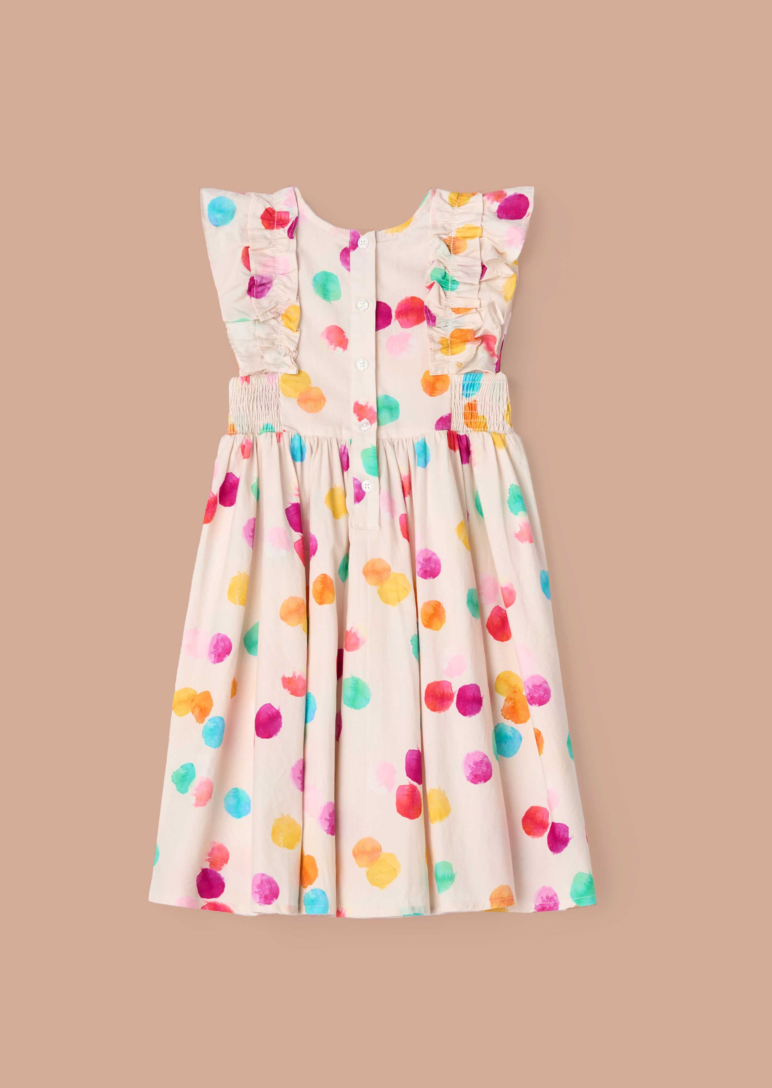 Buy Multi Shirred Panel Dress