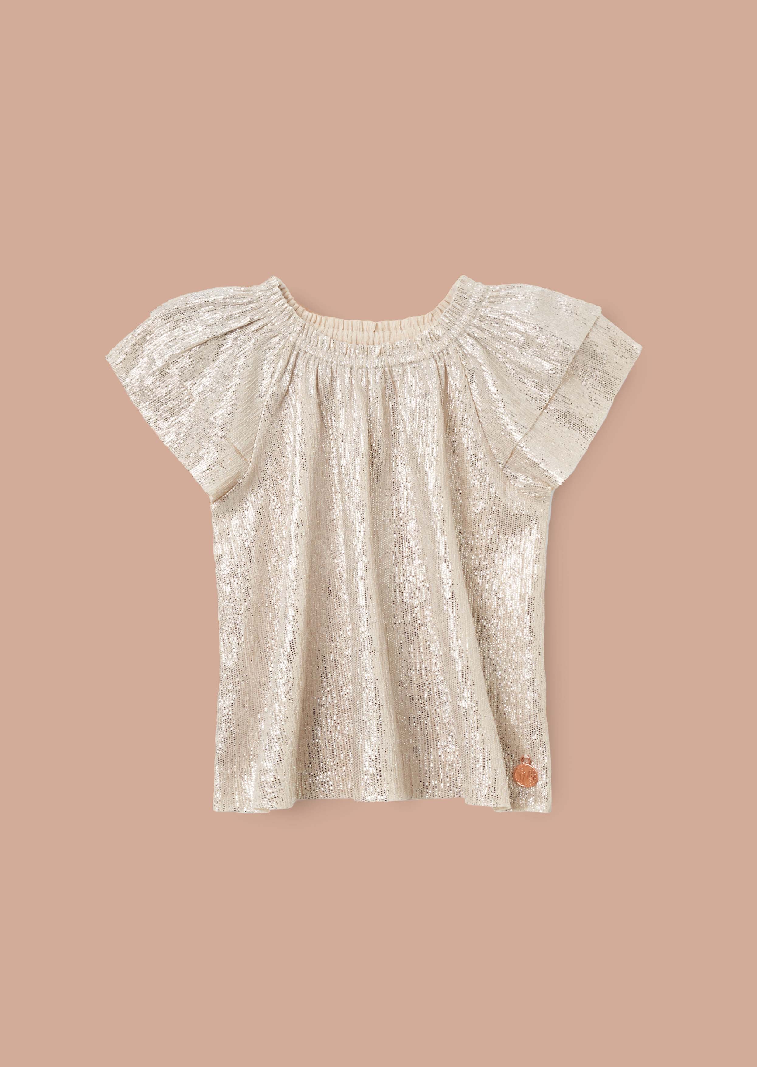 Online Girls Silver Top