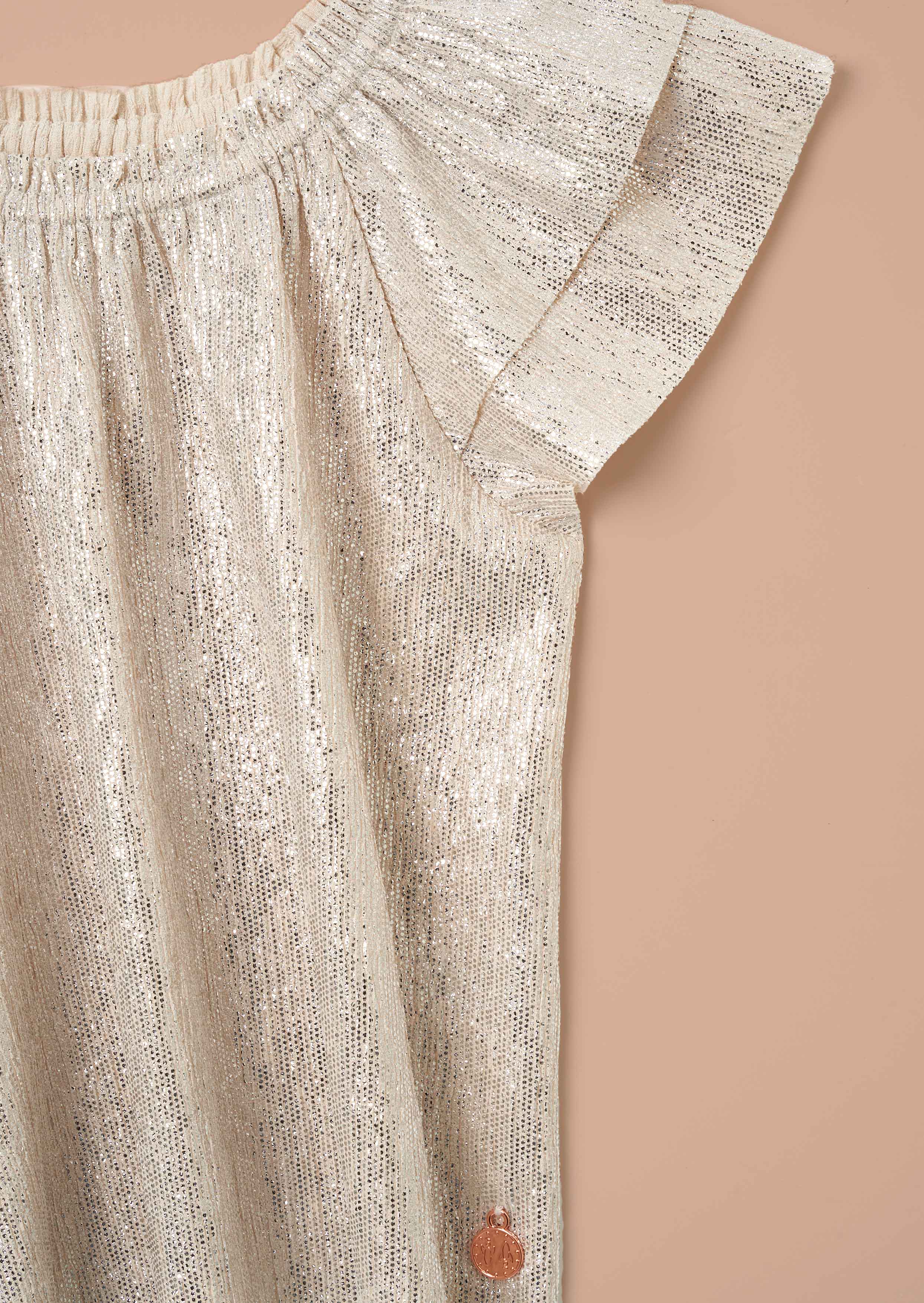 Buy Girls Silver Top