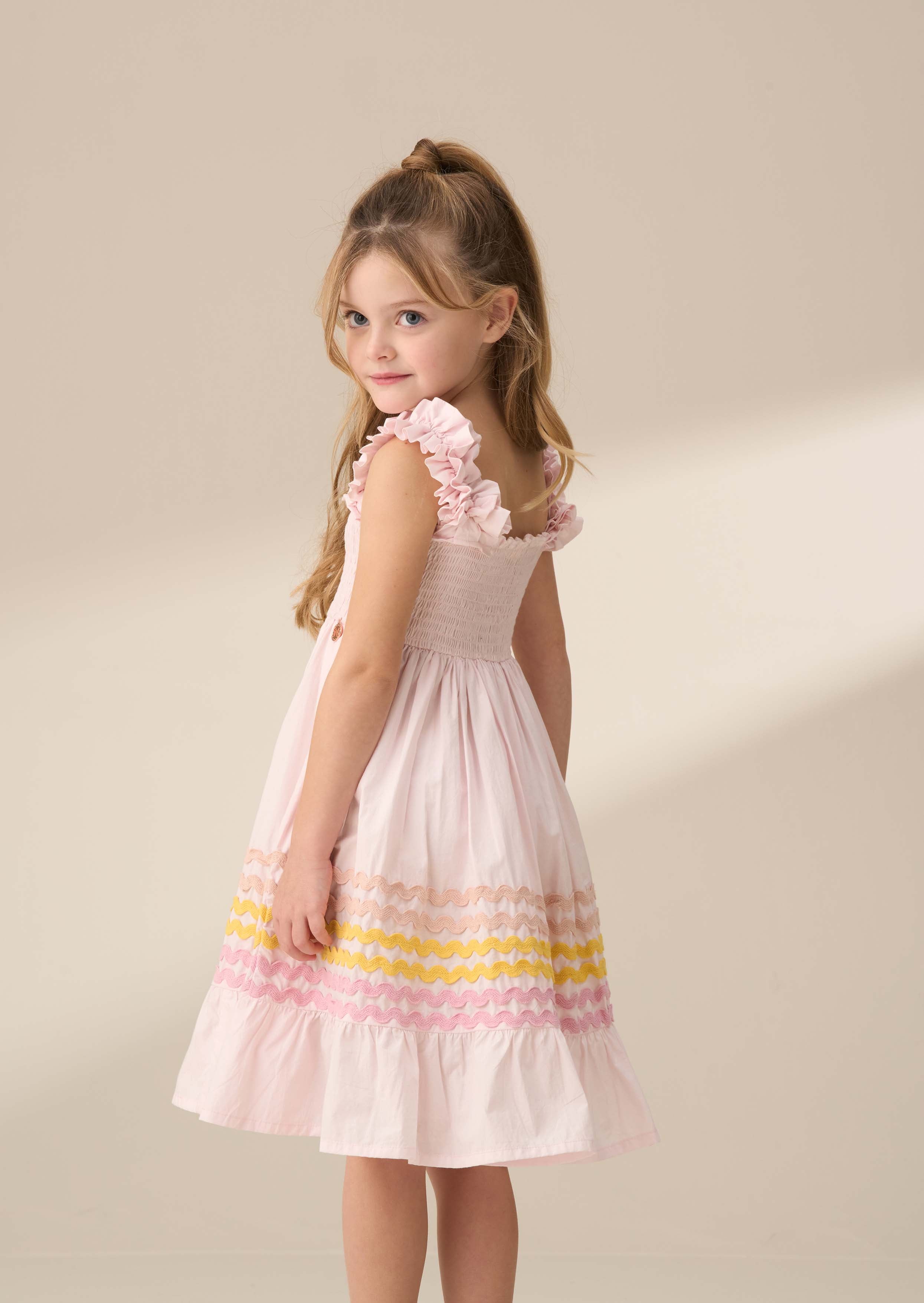 Pink Rayon Maxi Dress