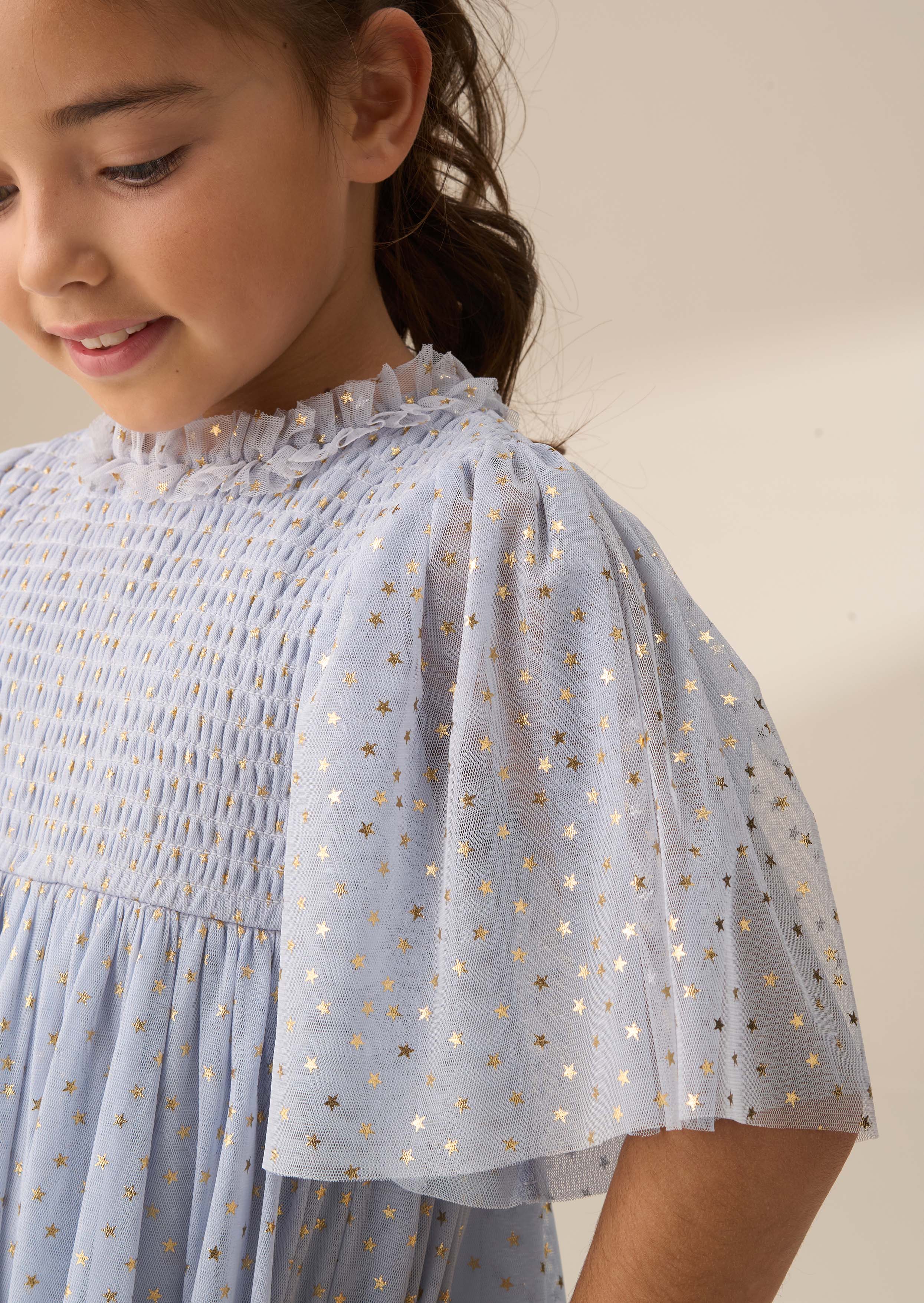 Girl Blue Dress