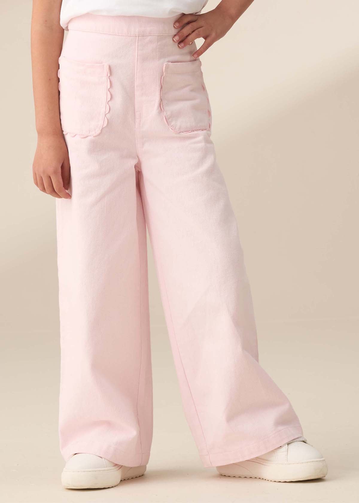 Sabine Pink Washed Trousers