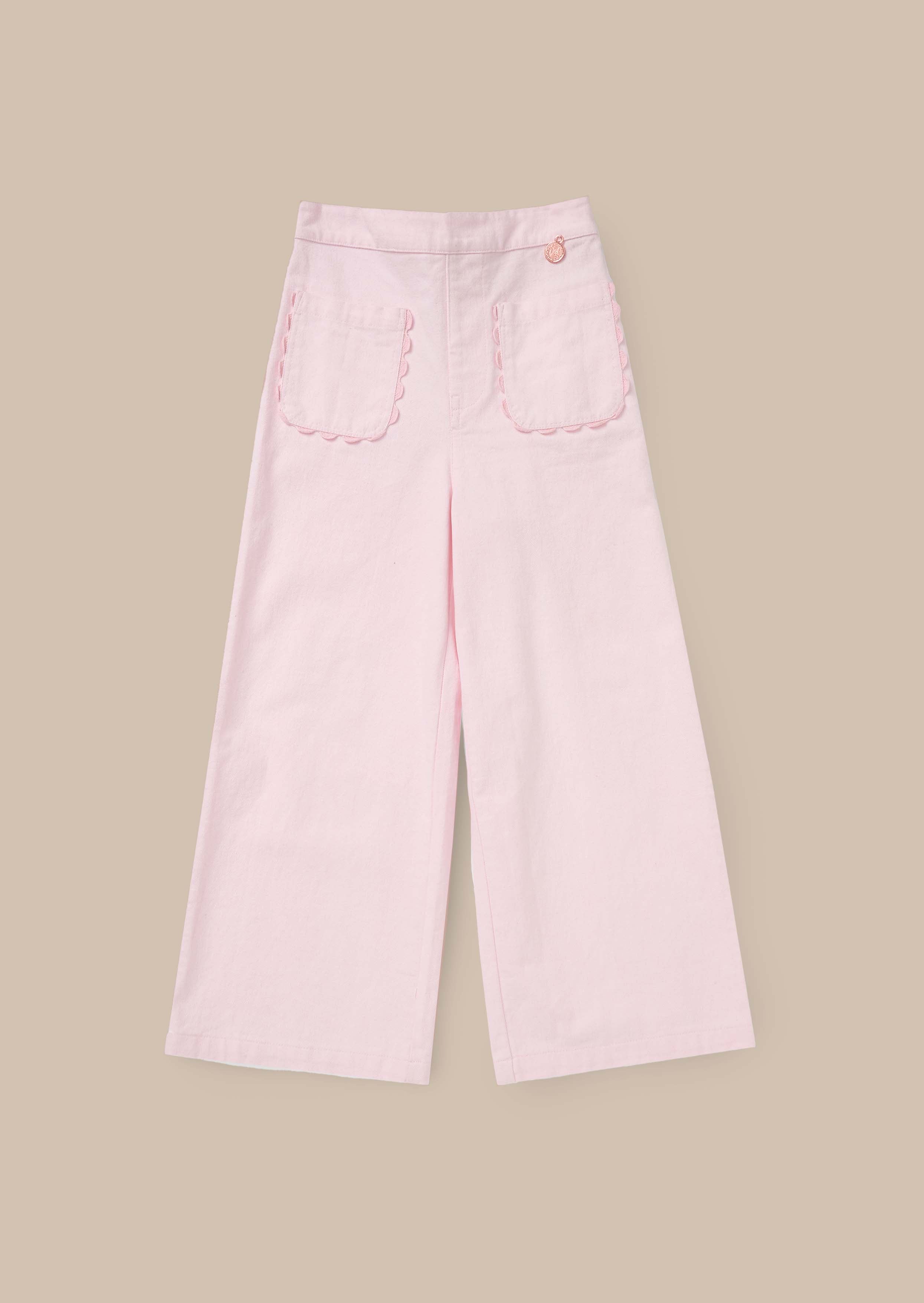 Sabine Pink Washed Trousers
