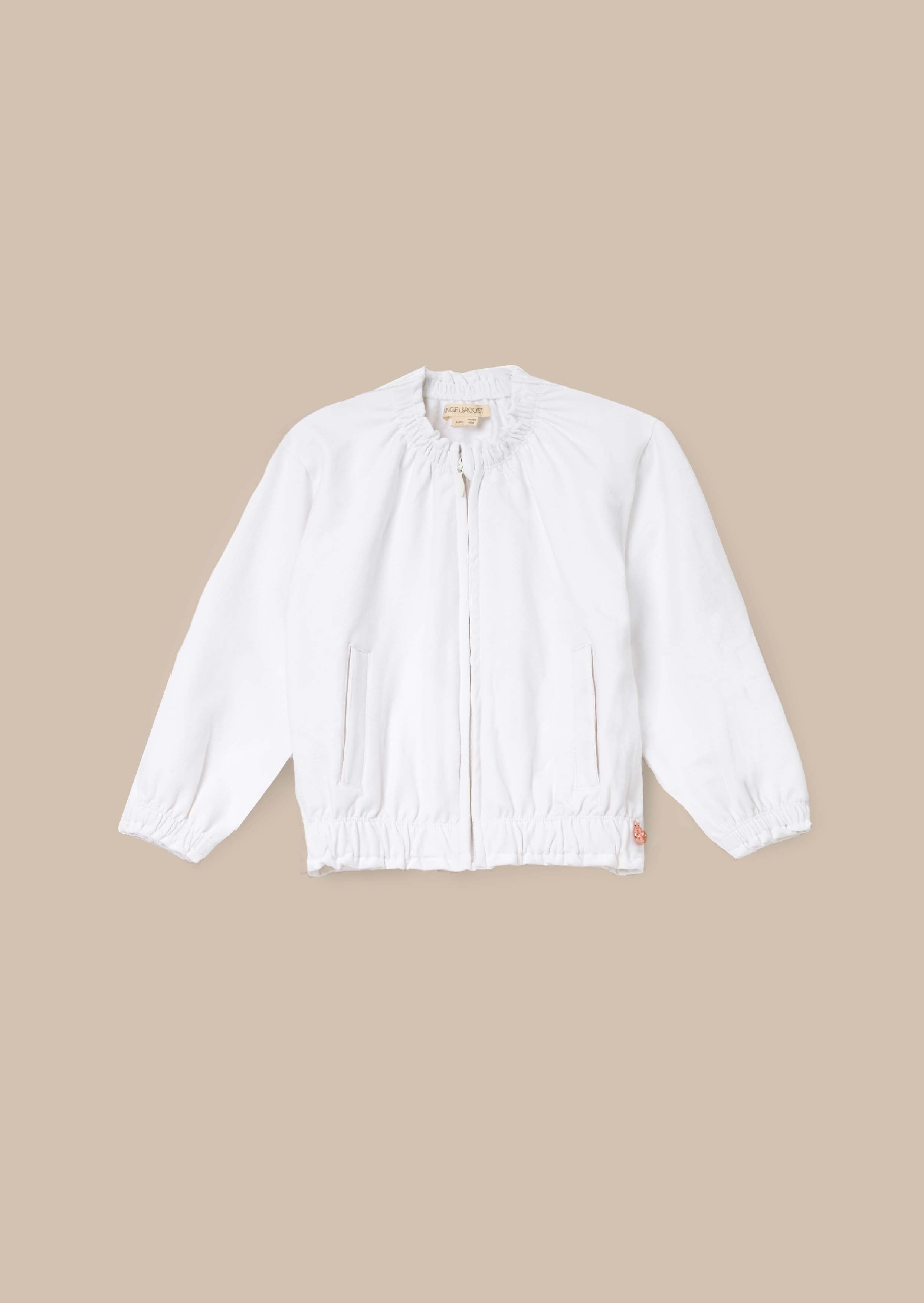 Buy Online Girl White Jacket