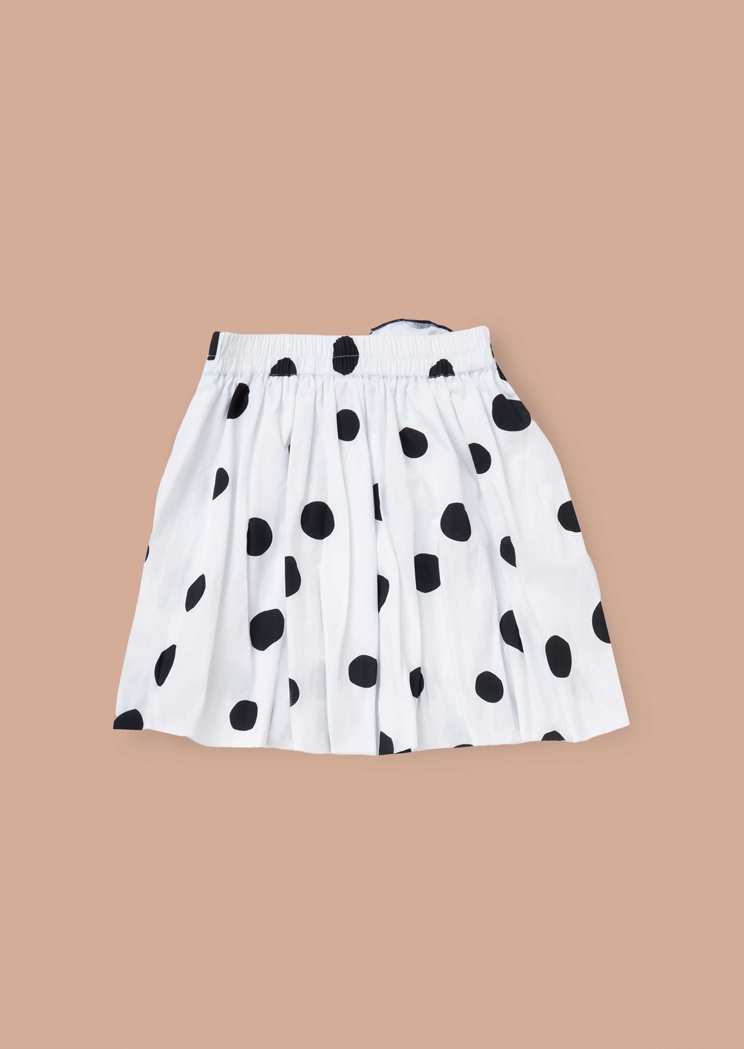 Buy Girls White Spotty Puffball Skirt