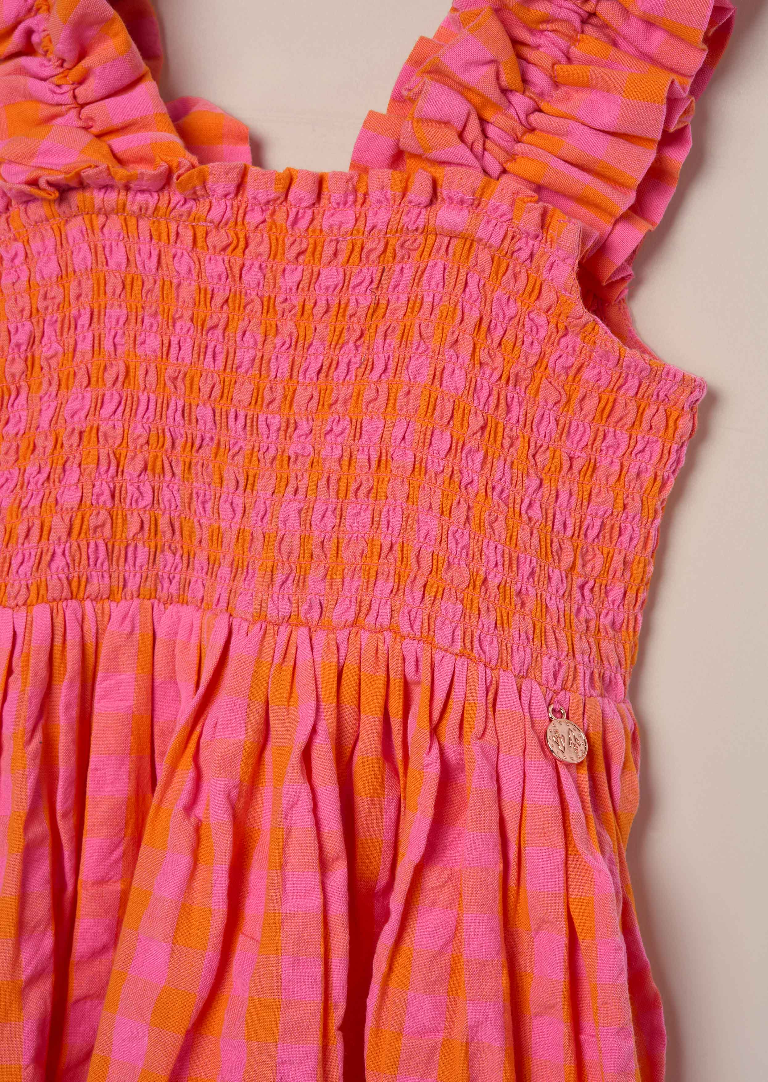 Midi Orange Color Dress