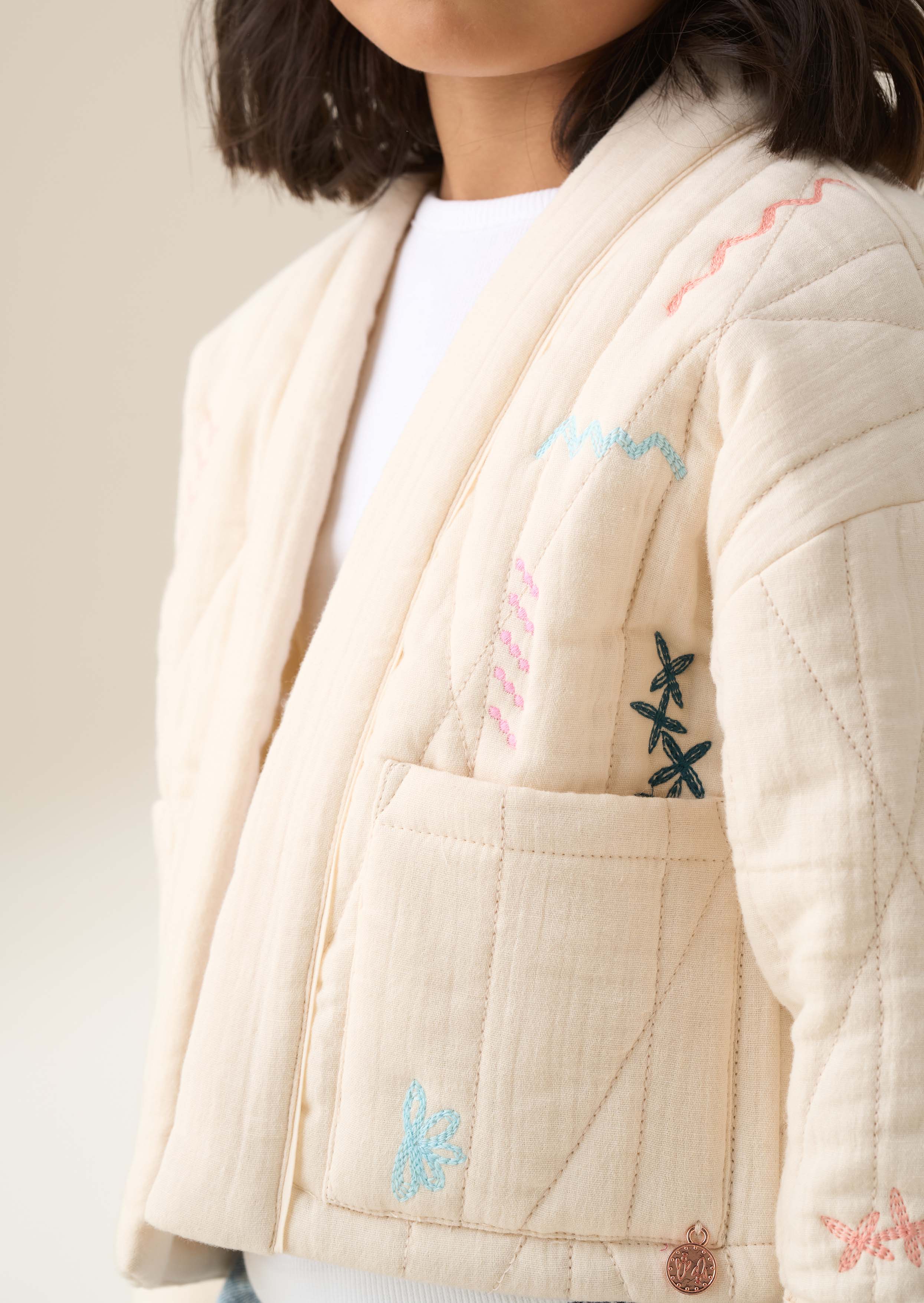 Girl Embroidered Jacket