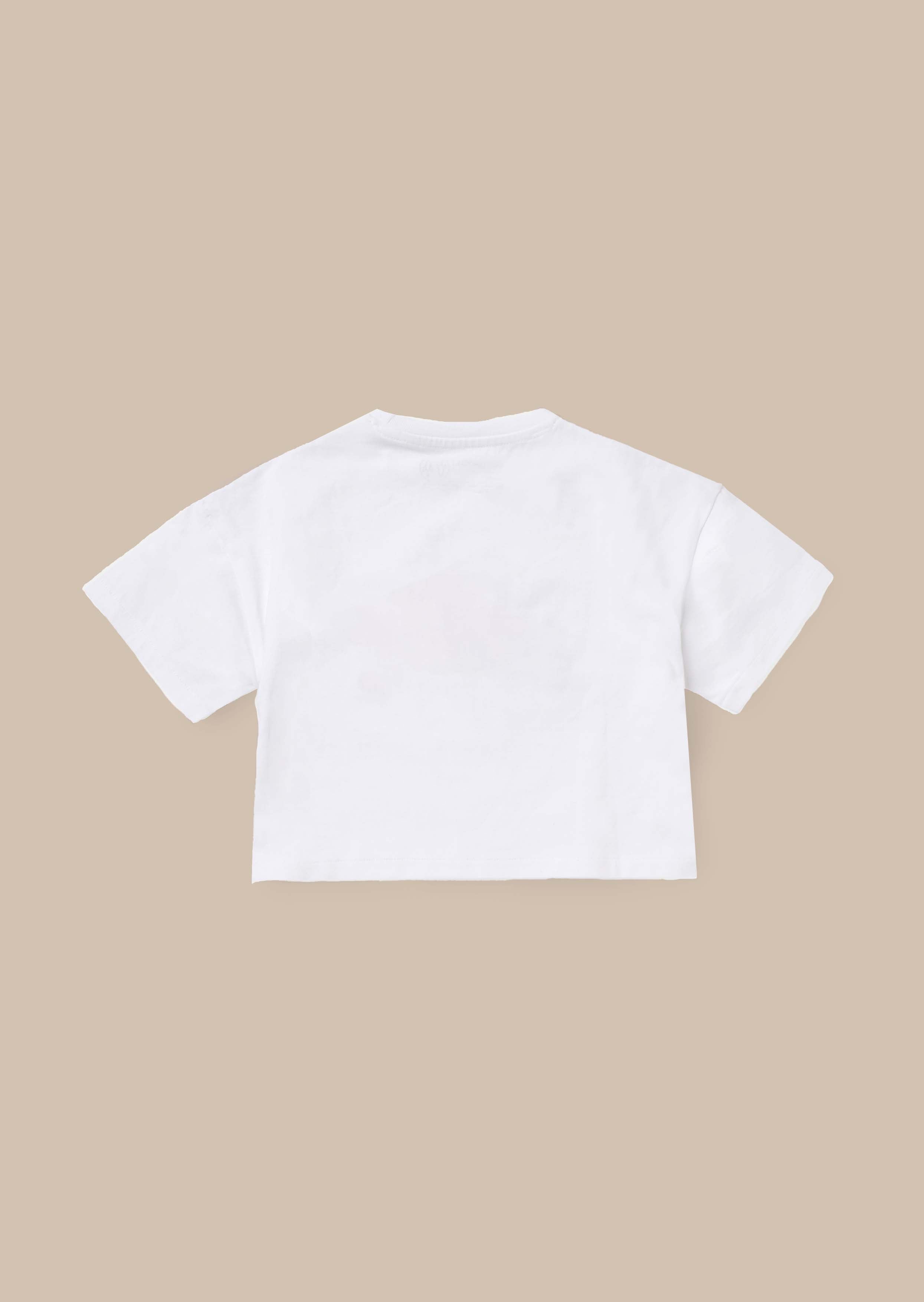 Clemmie White Embellished Tee
