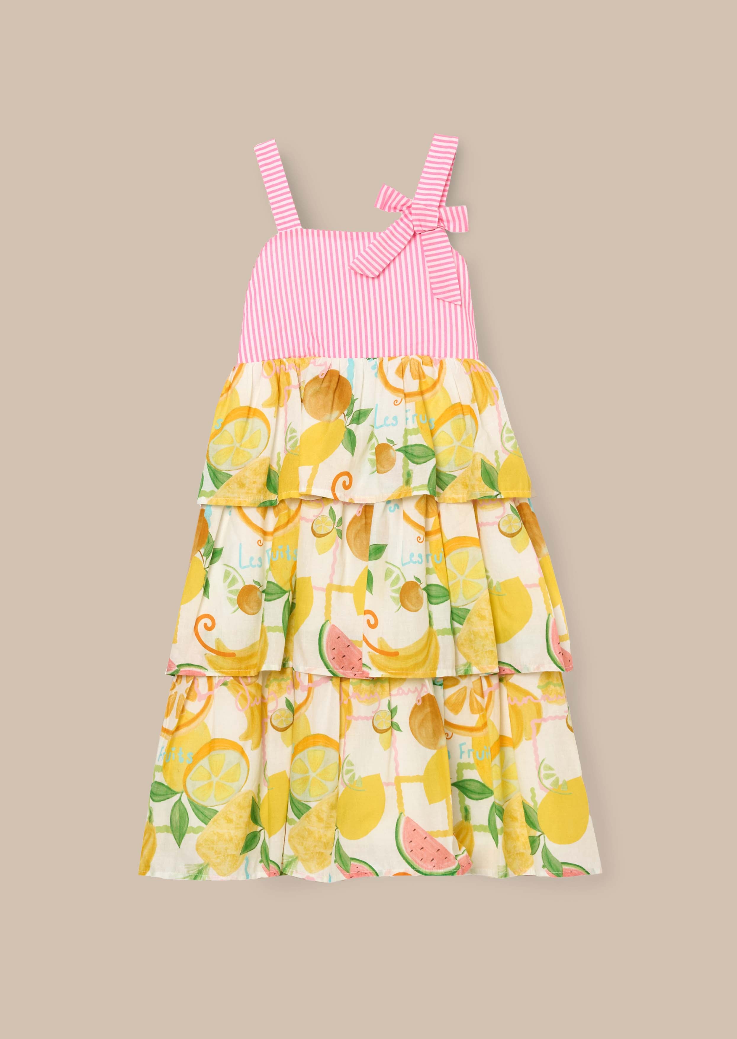 Multicolor Tiered Dress