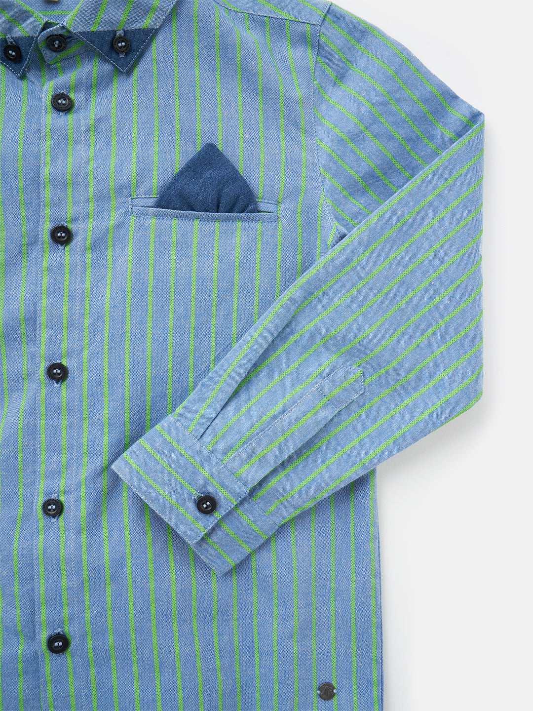 Kai Lime Stripe Shirt