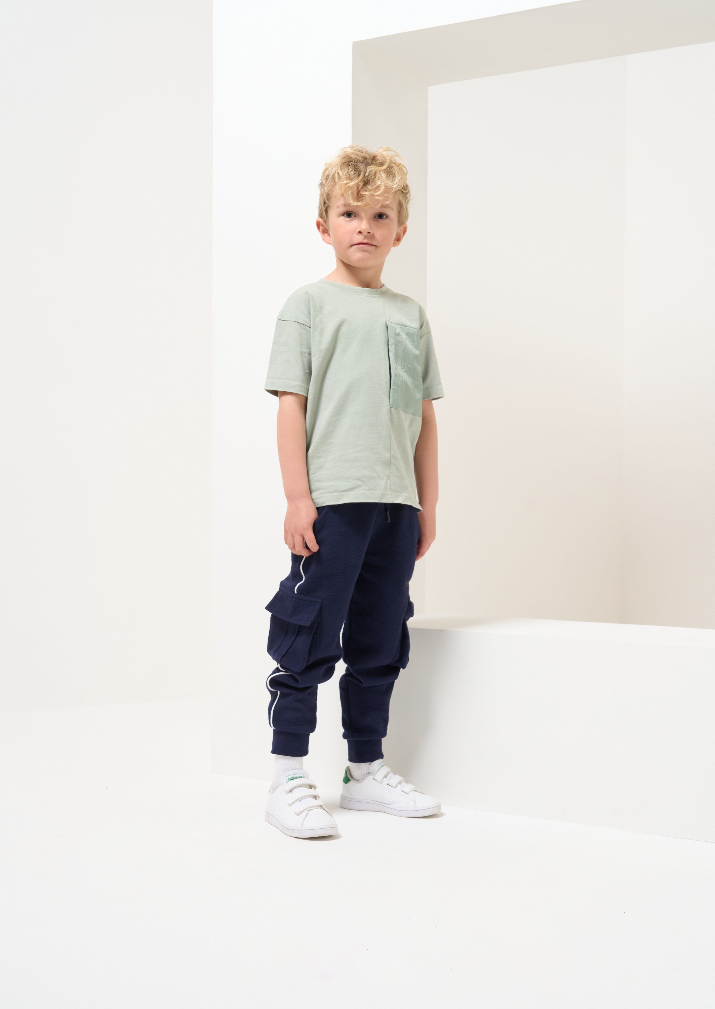 Gabriel Green Nylon Pocket Tee