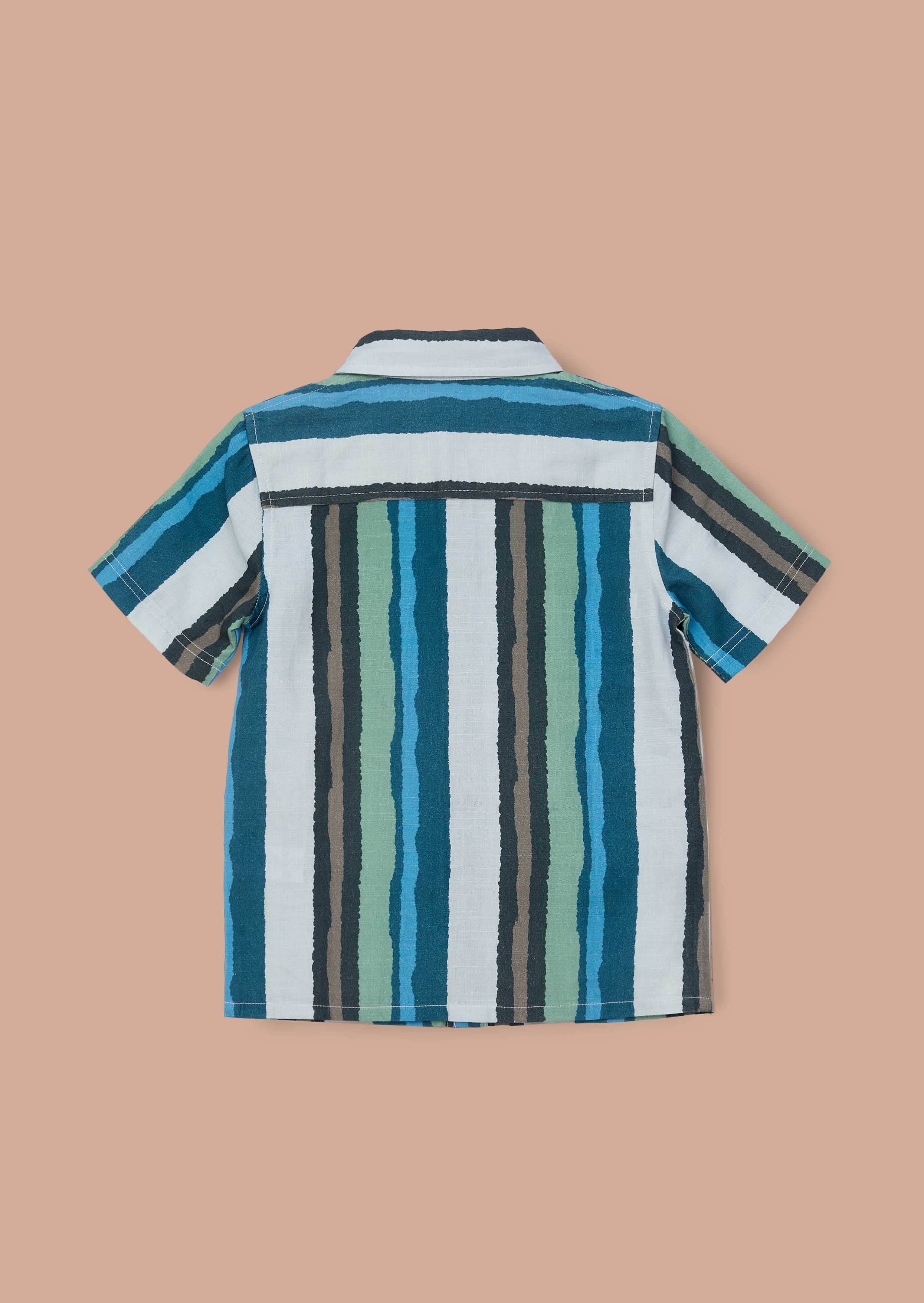 Buy Boys Painted Striped Shirt