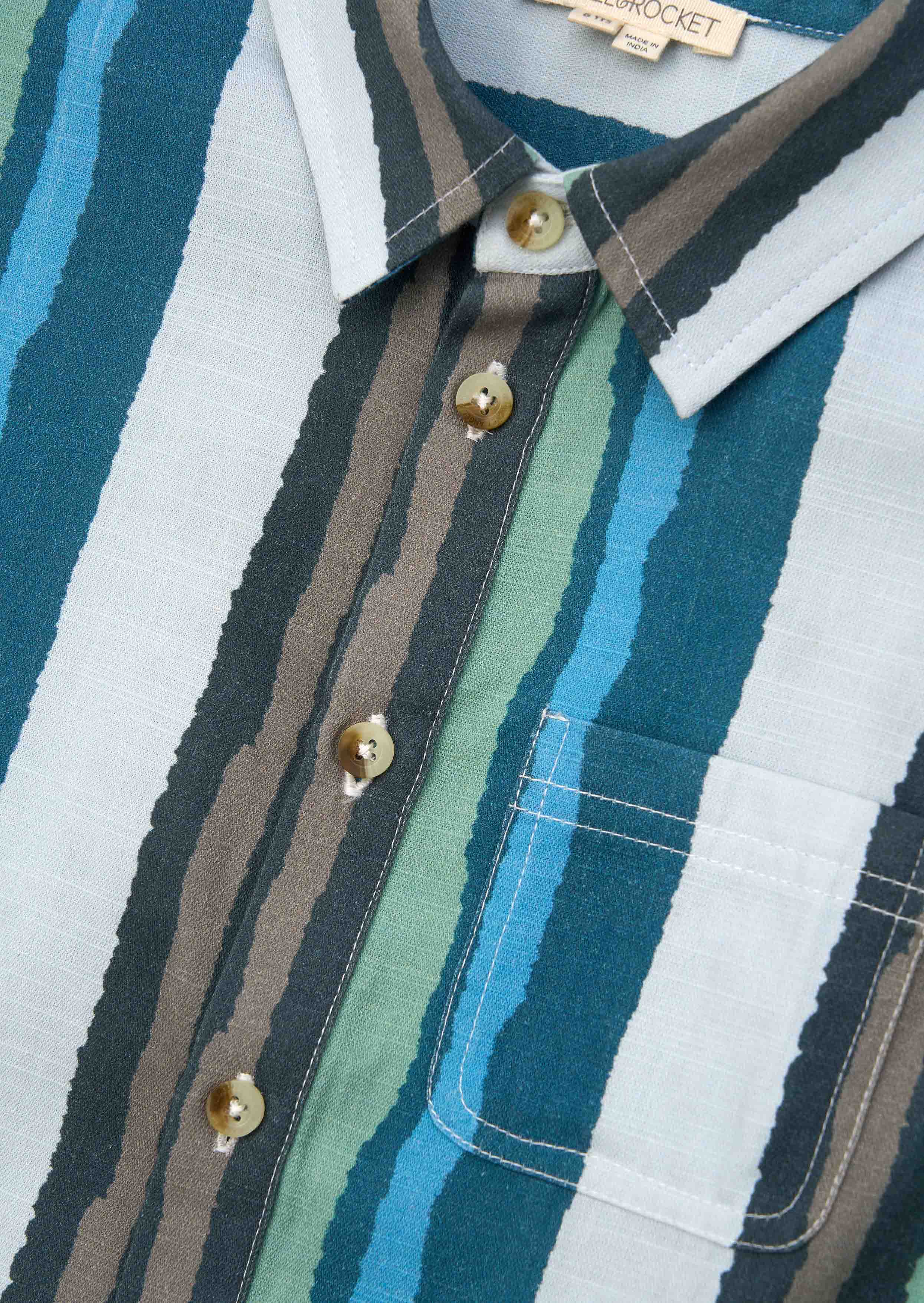 Painted Striped Shirt Outfit