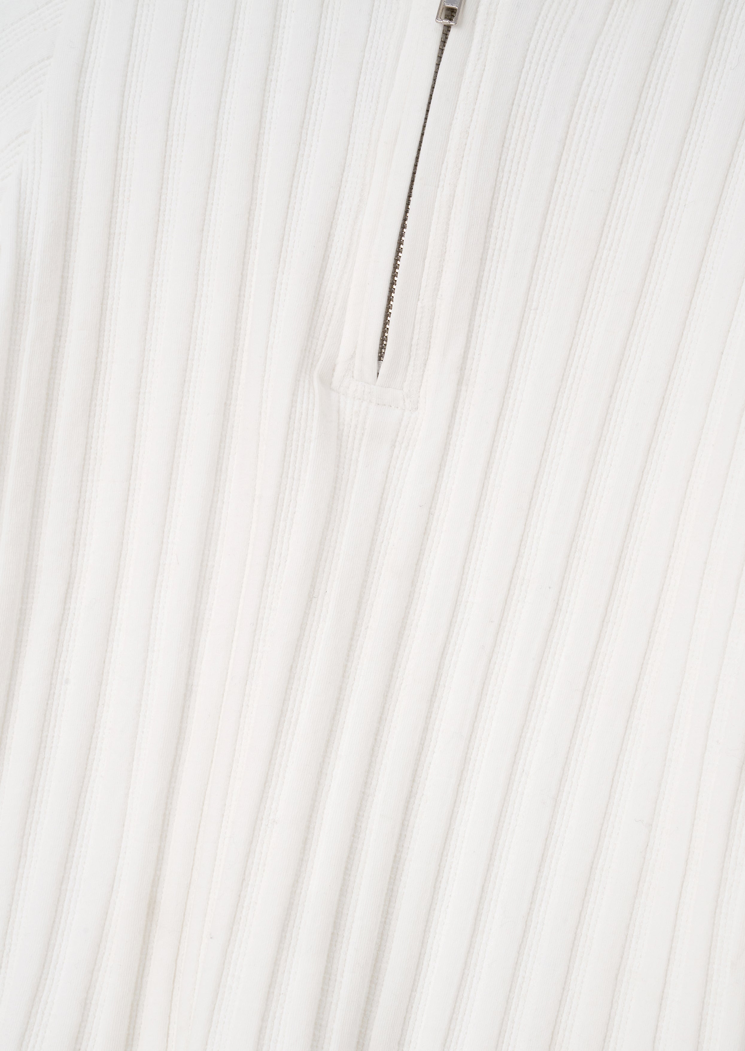 Hartley Textured Rib Quarter Zip Polo