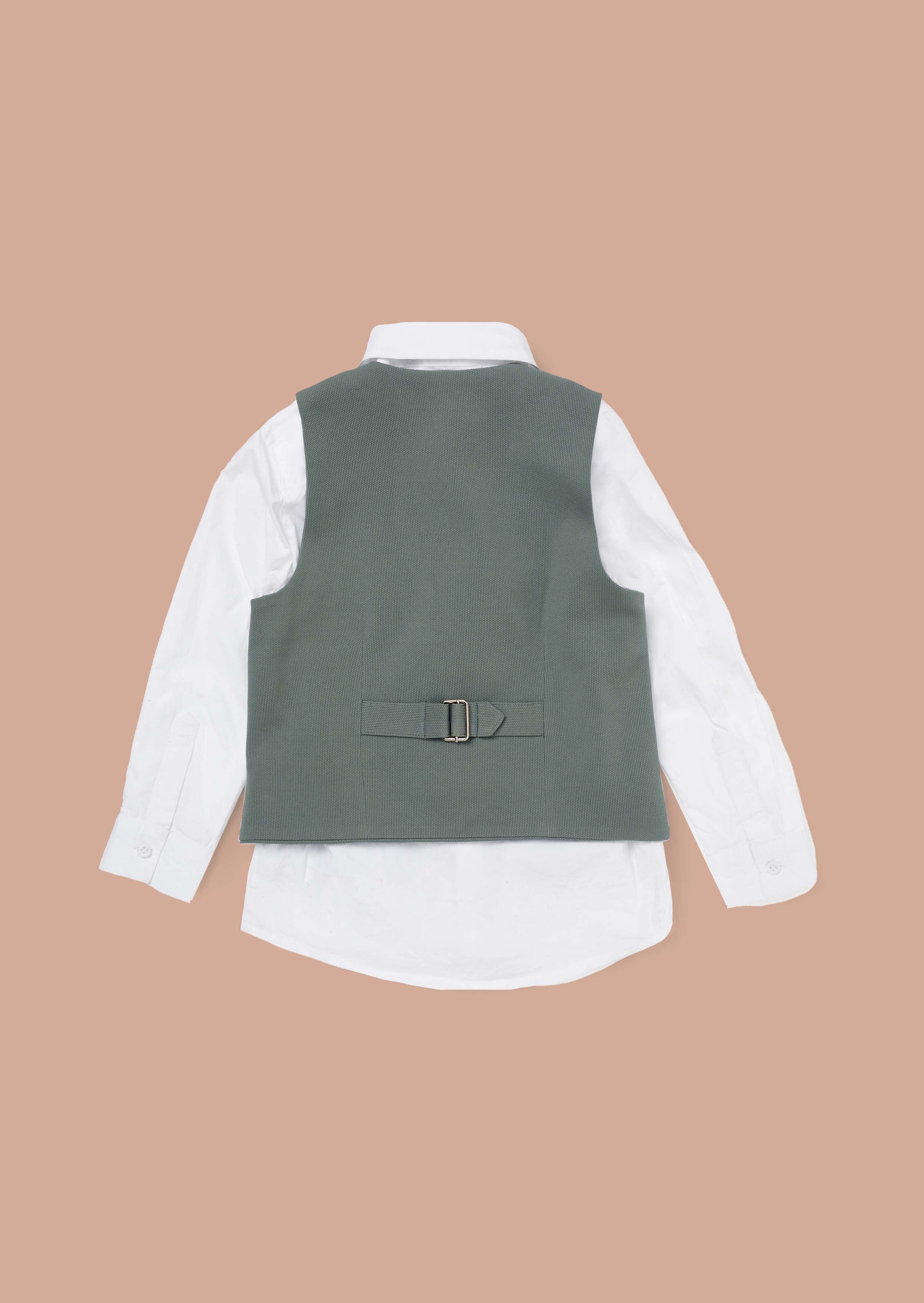 Boy Green Waistcoat Suit
