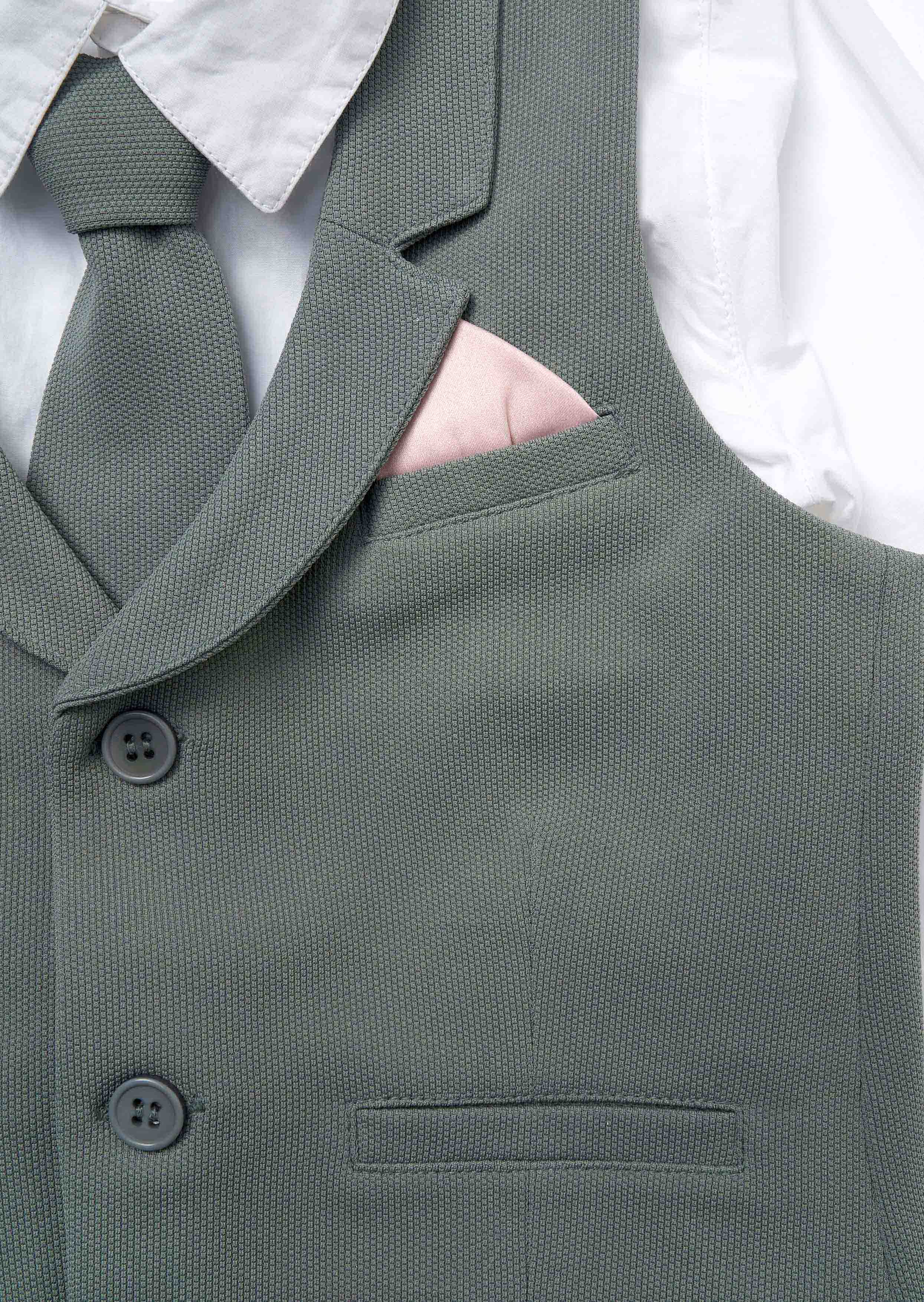 Boys Green Waistcoat Set