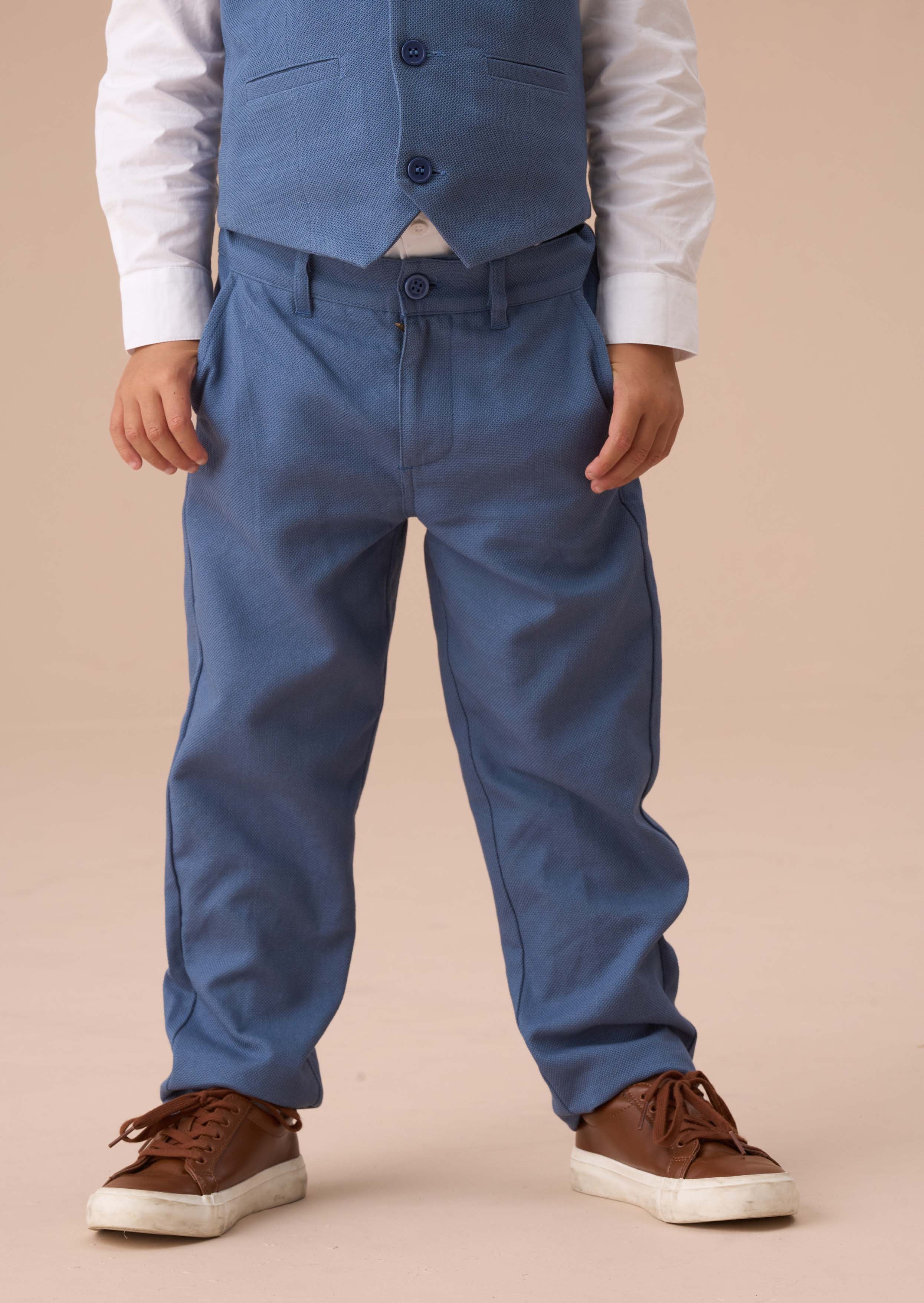 Boys Blue Smart Trouser