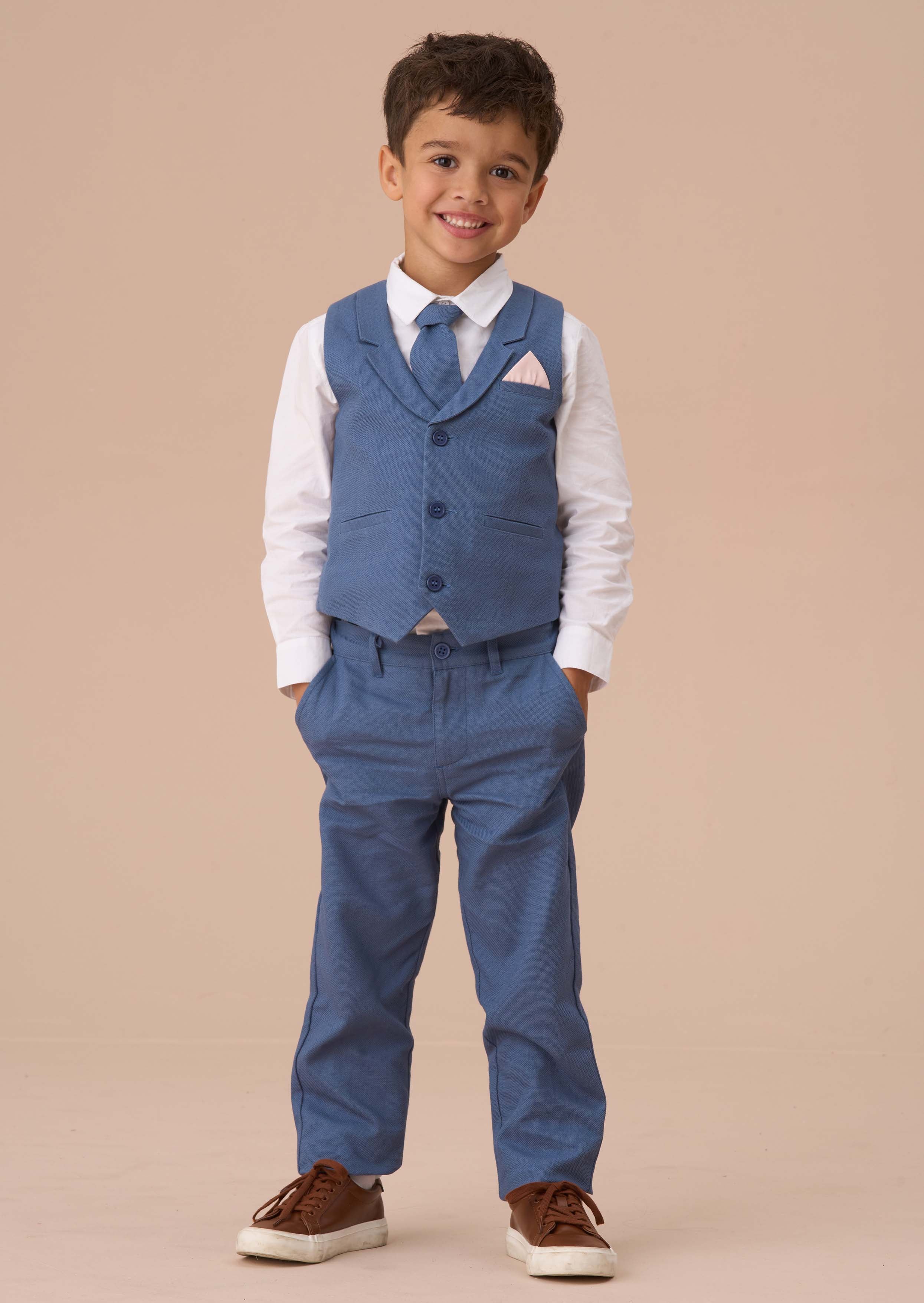 Online Boys Blue Smart Trouser