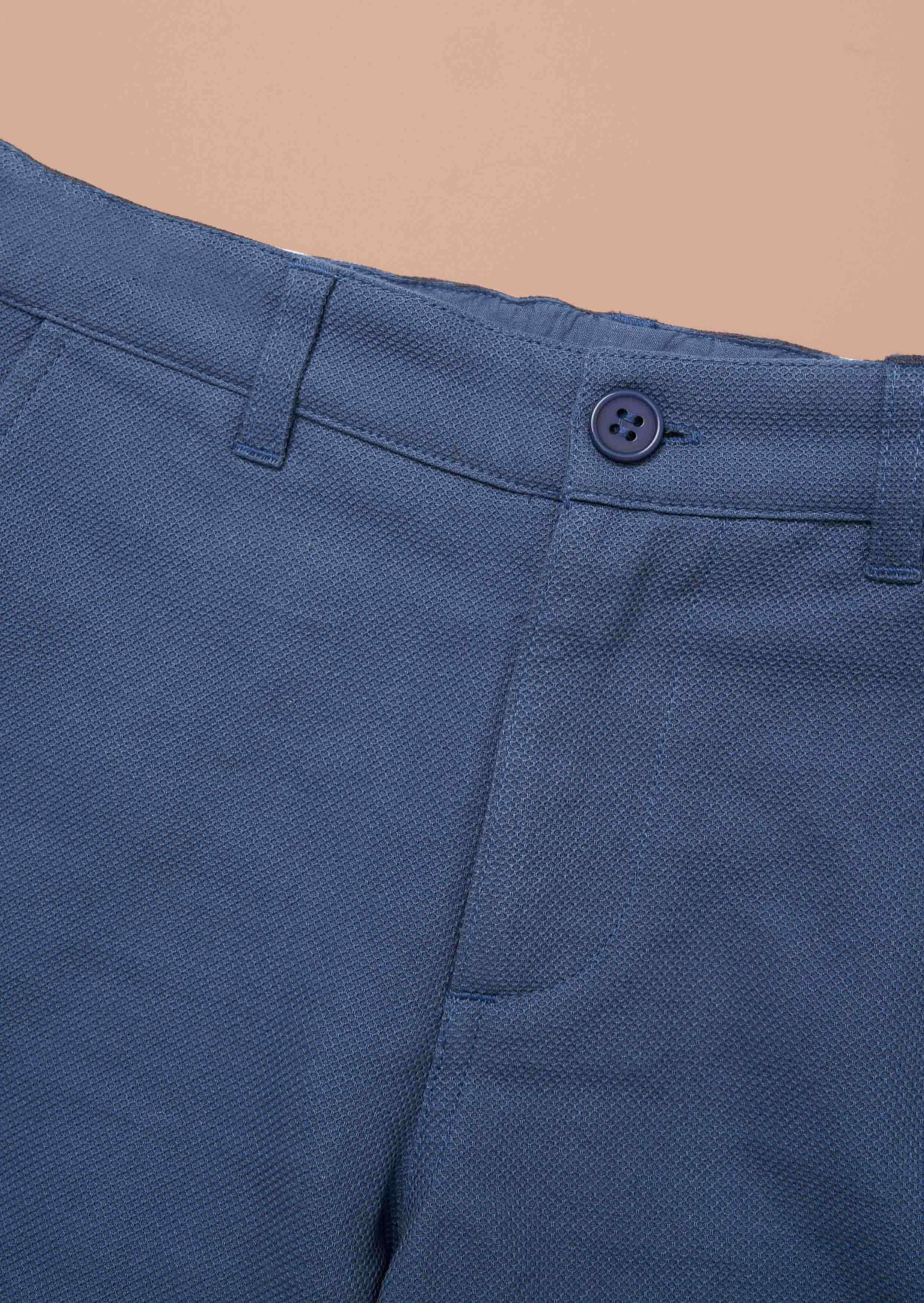 Solid Boys Blue Smart Short