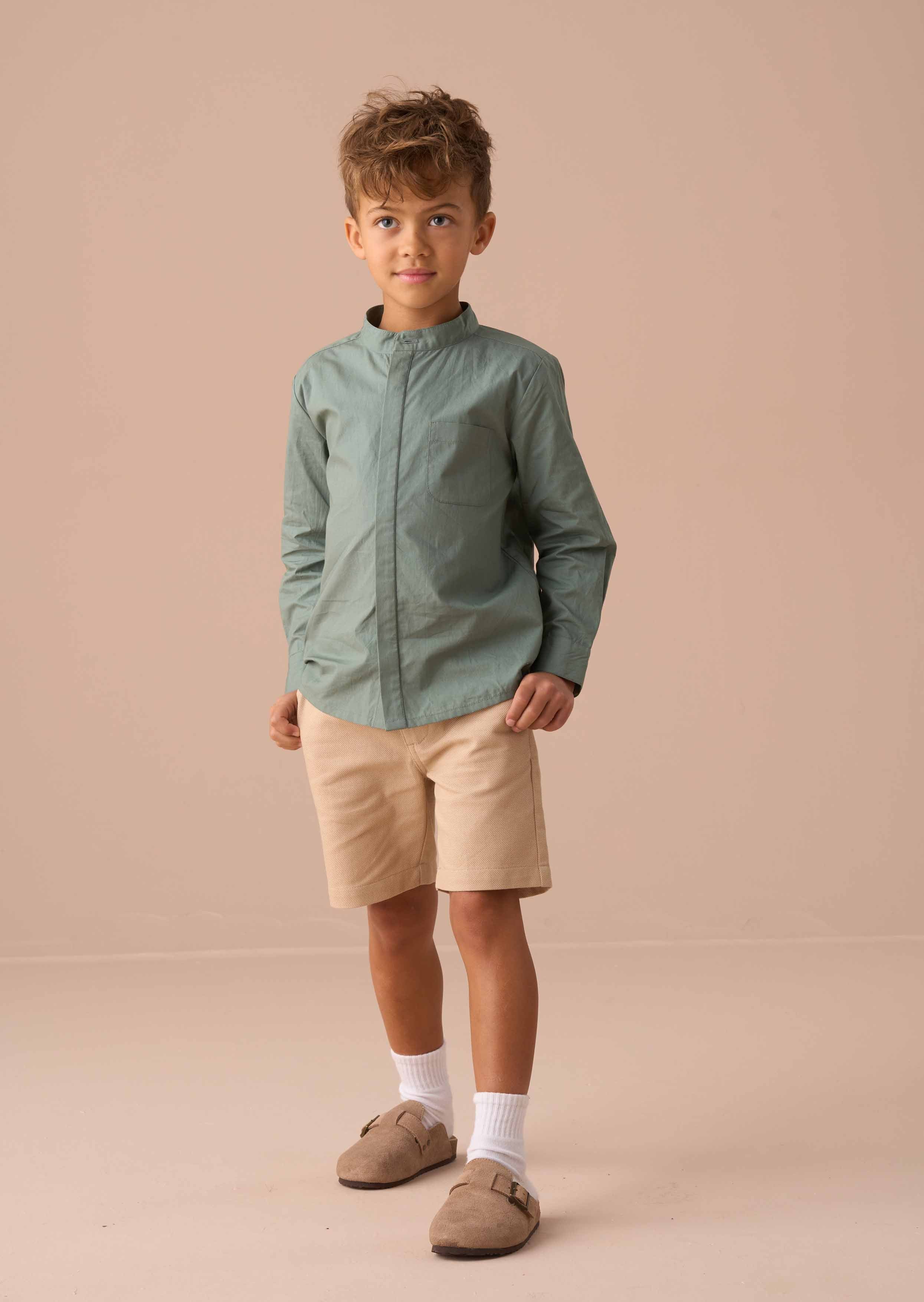 Online Stone Textured Smart Short