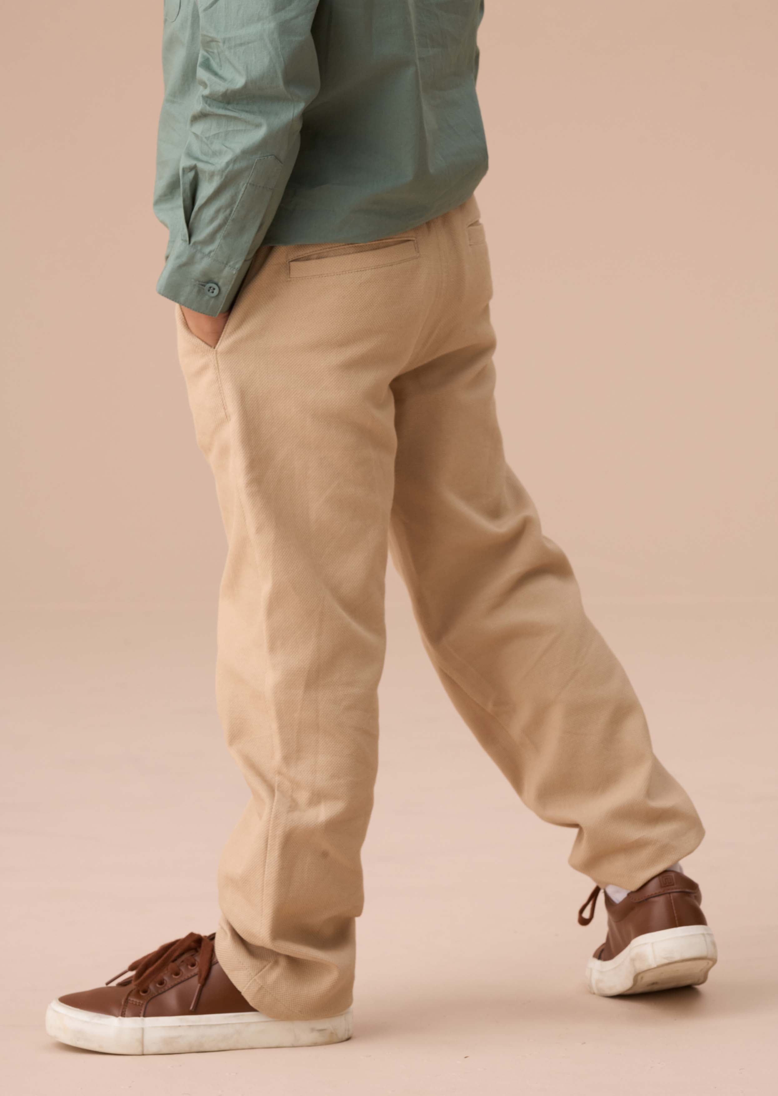 Boy Textured Trouser