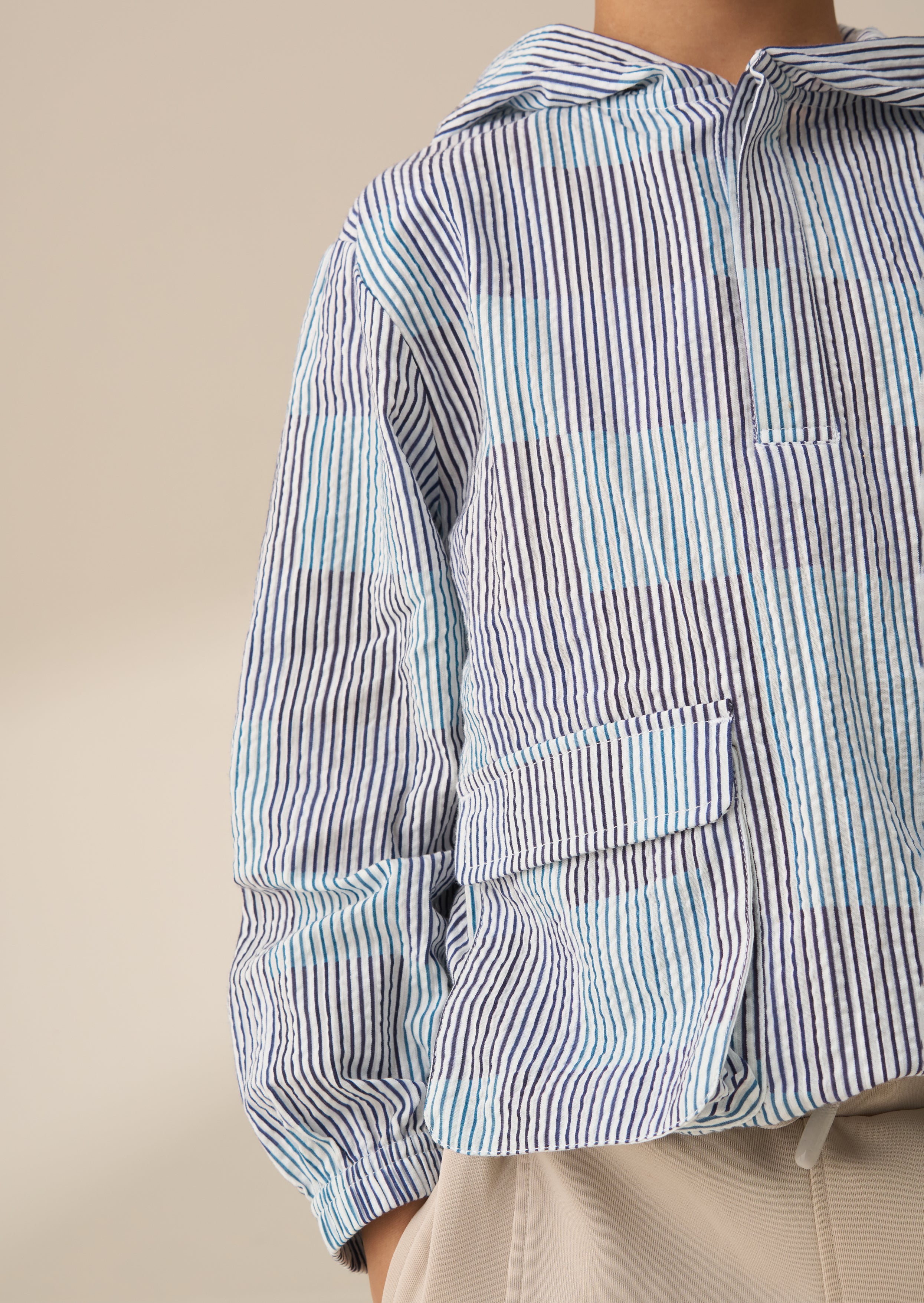 Striped Blue Shirt