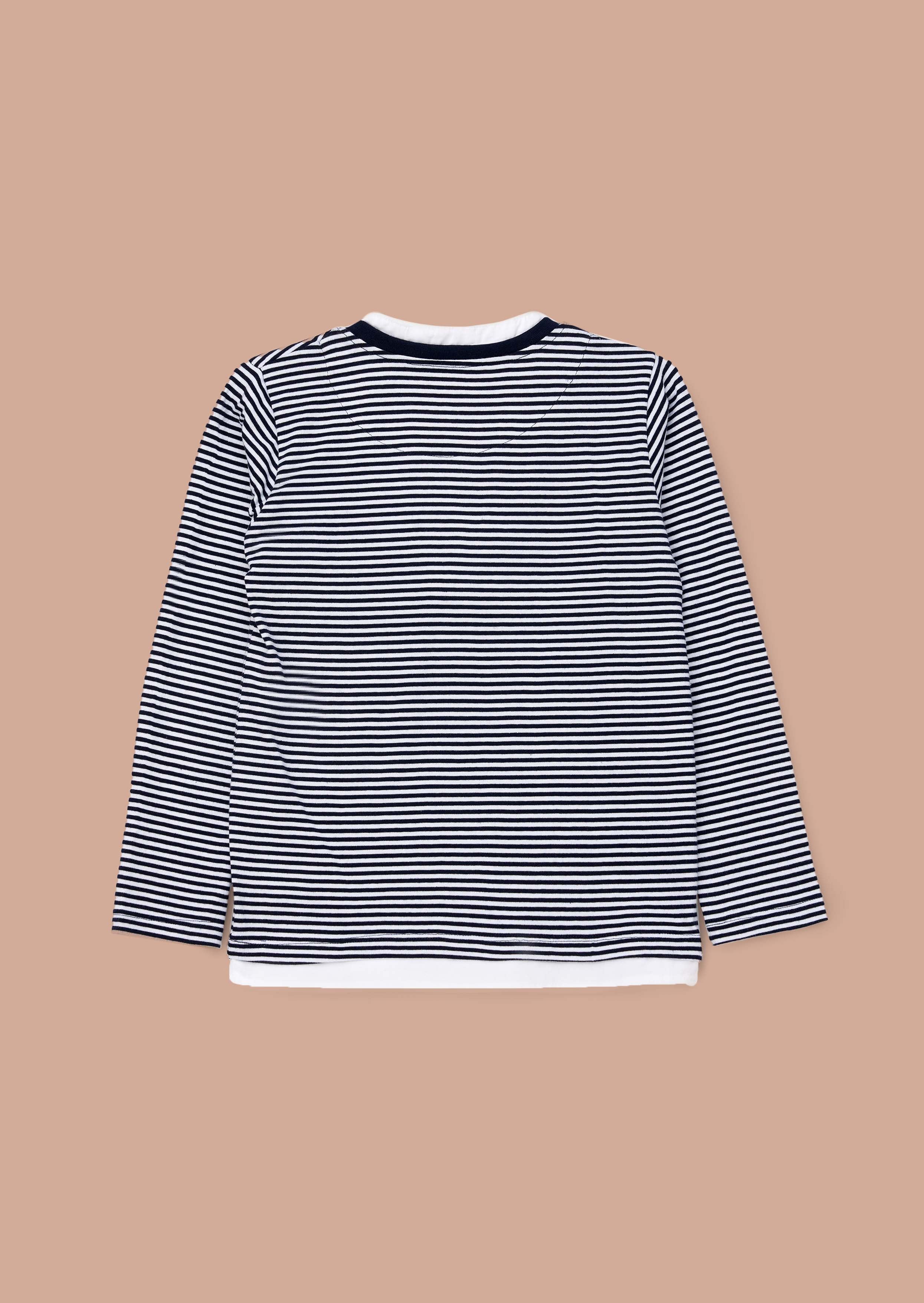 Buy Boys Blue Smart Henley Mock Shirt