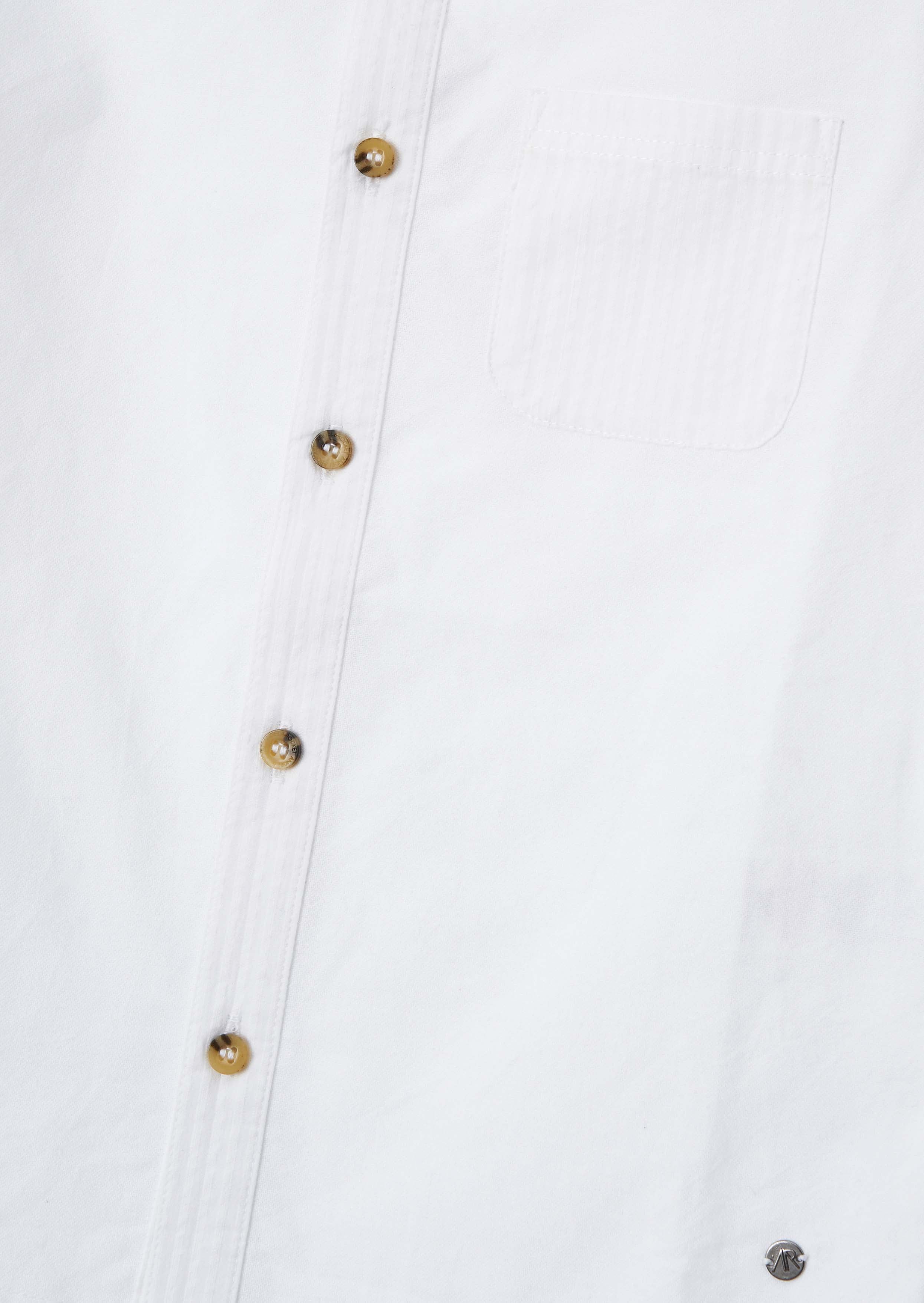 Online White Textured Block Shirt
