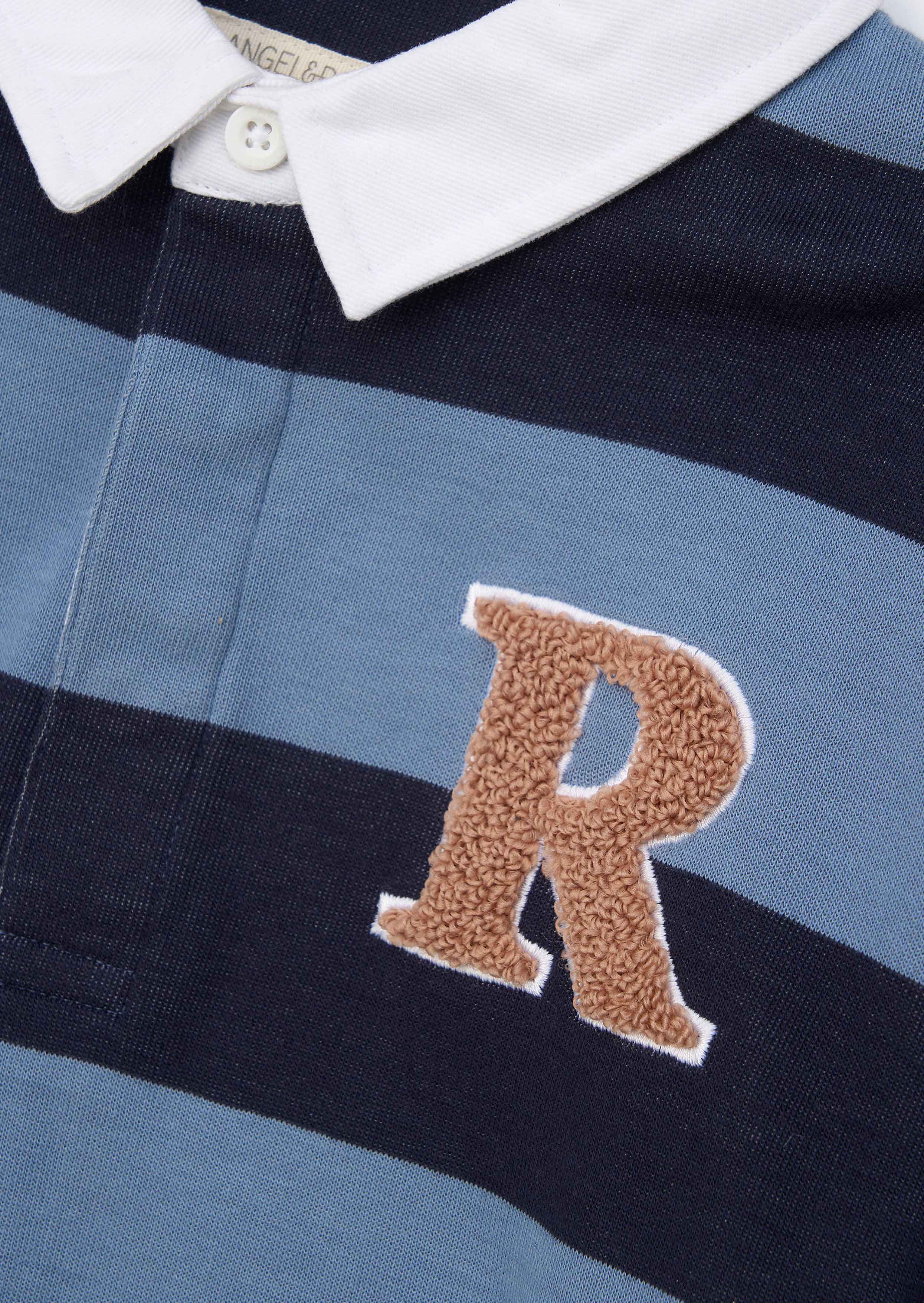 Online Boy Blue Printed Stripe T Shirt