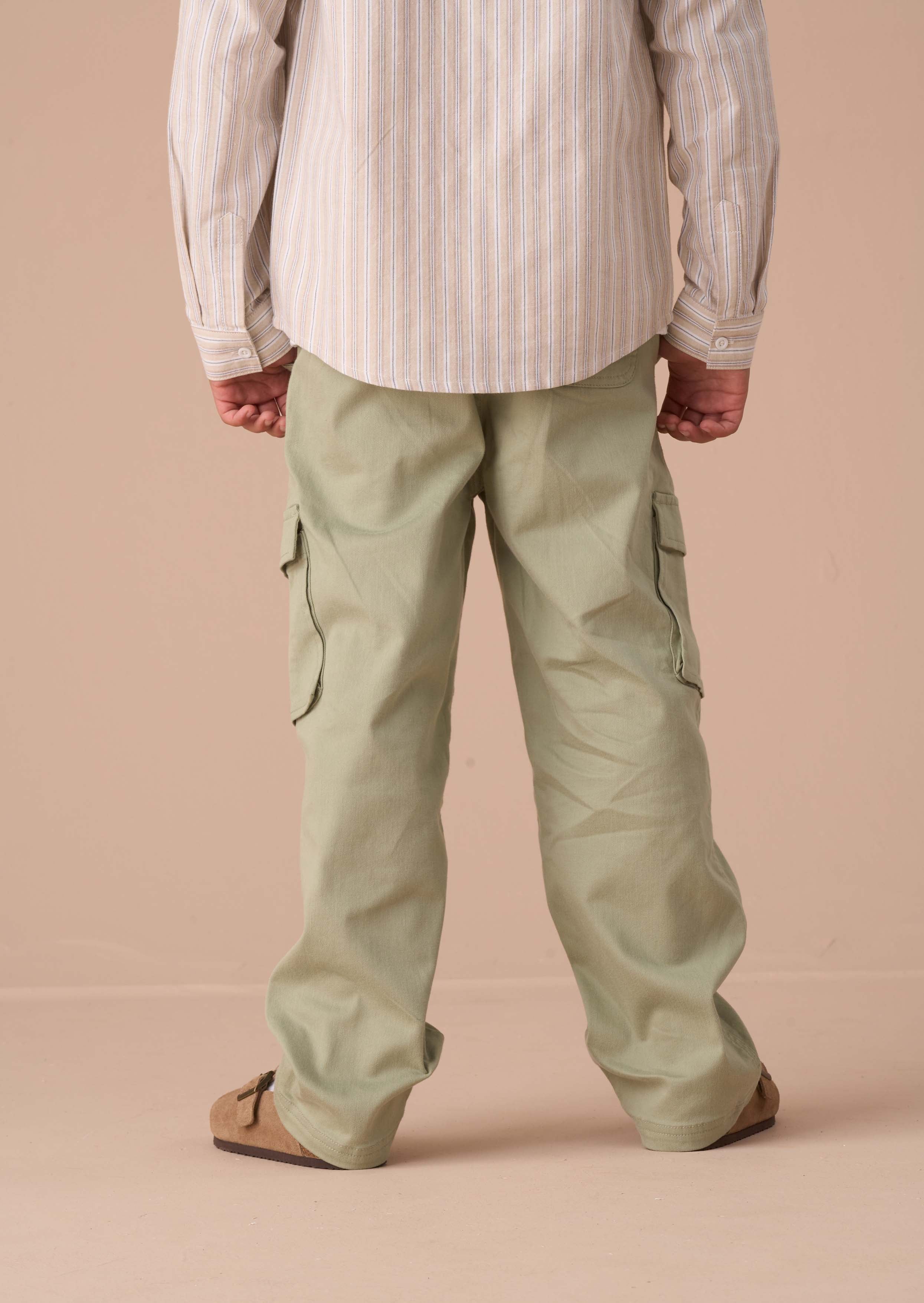 Denim Cargo Jeans For Boy