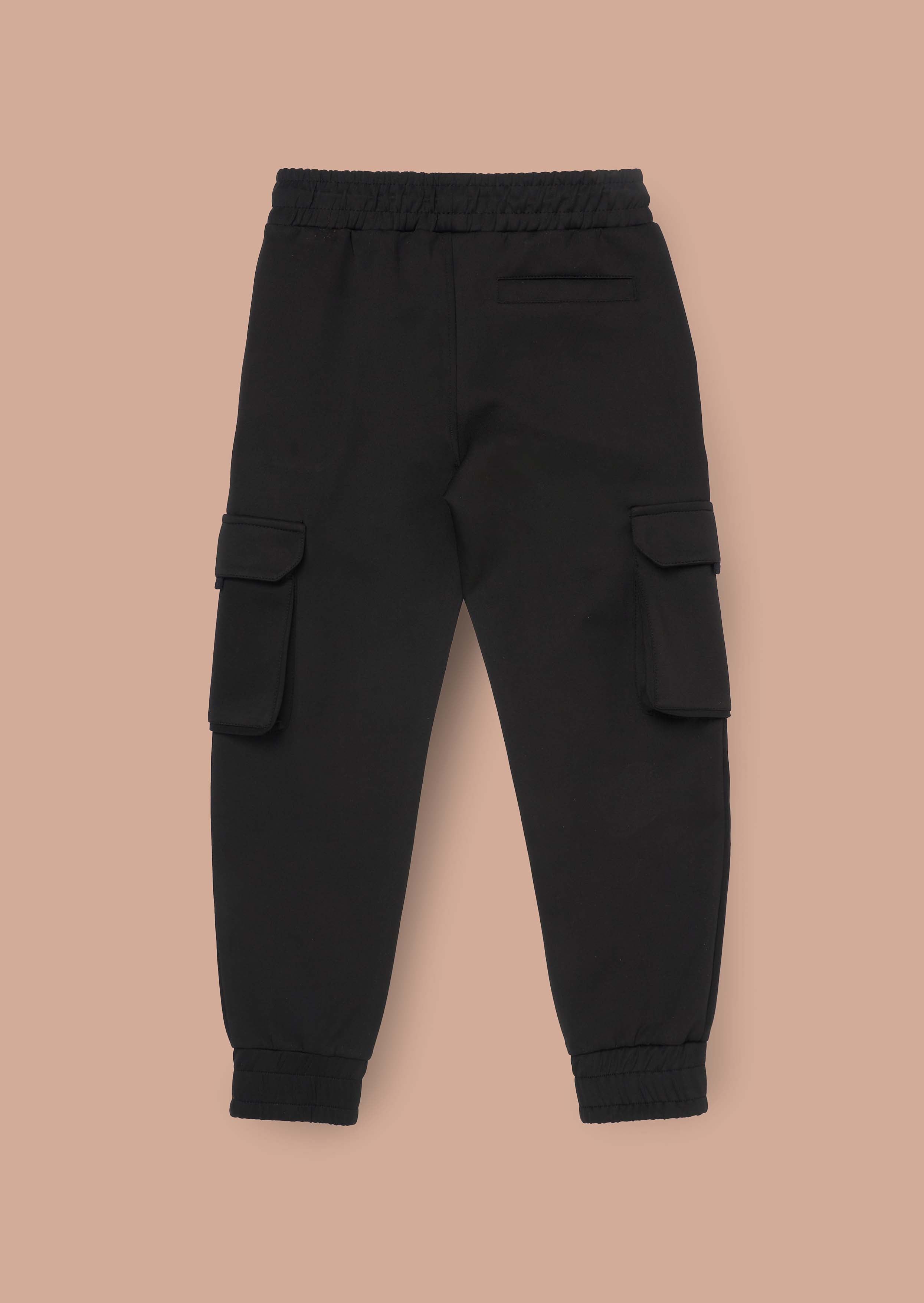 But Black Sporty Technical Joggers