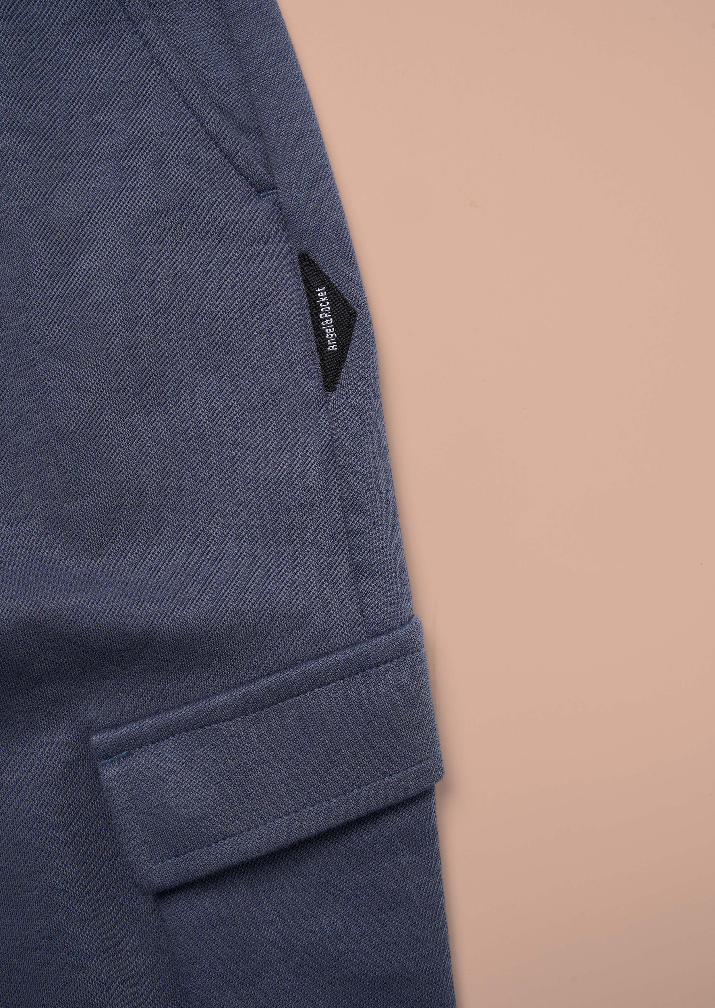 Blue Smart Trousers With Pockets