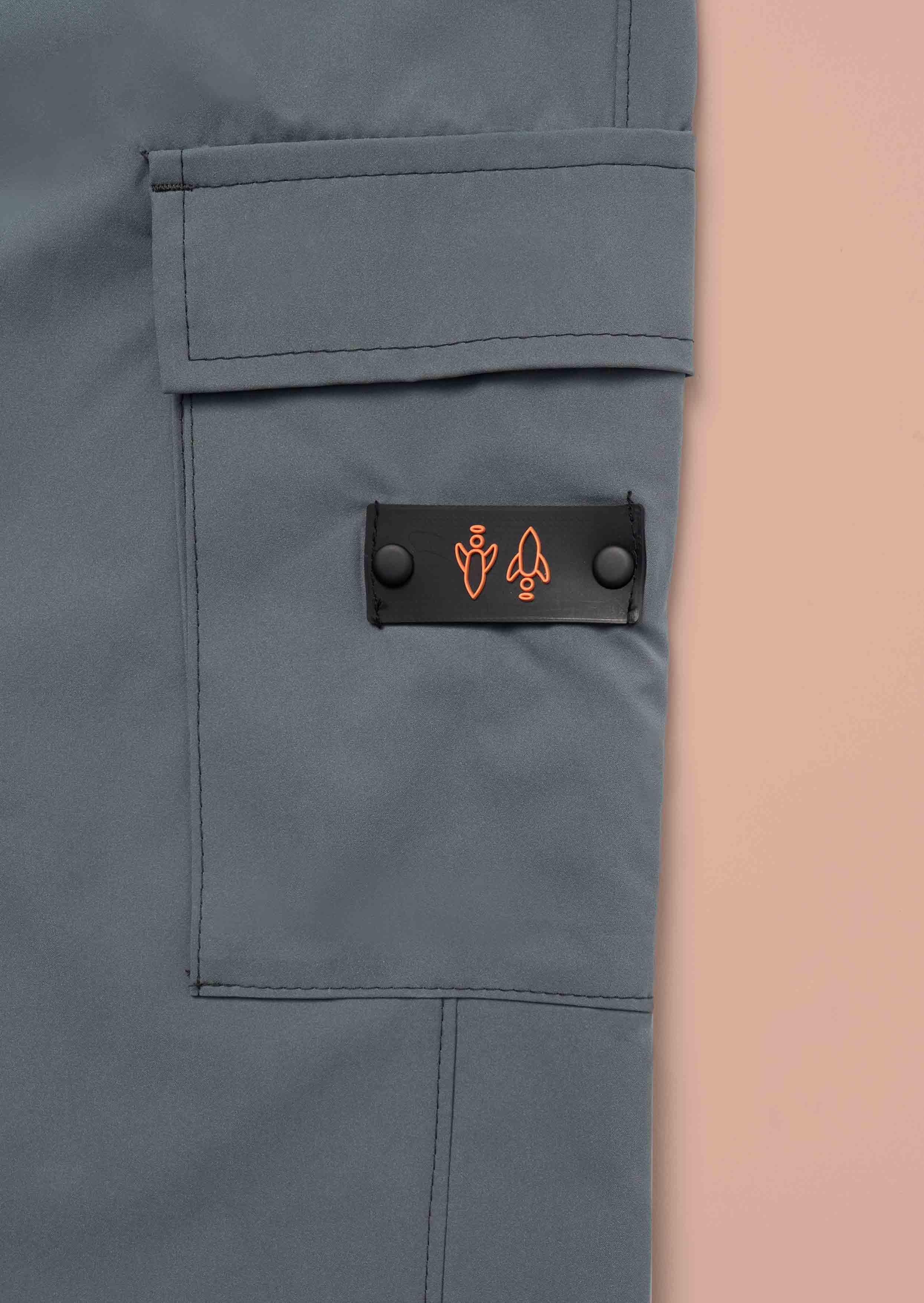 Solid Green Technical Cargo Joggers