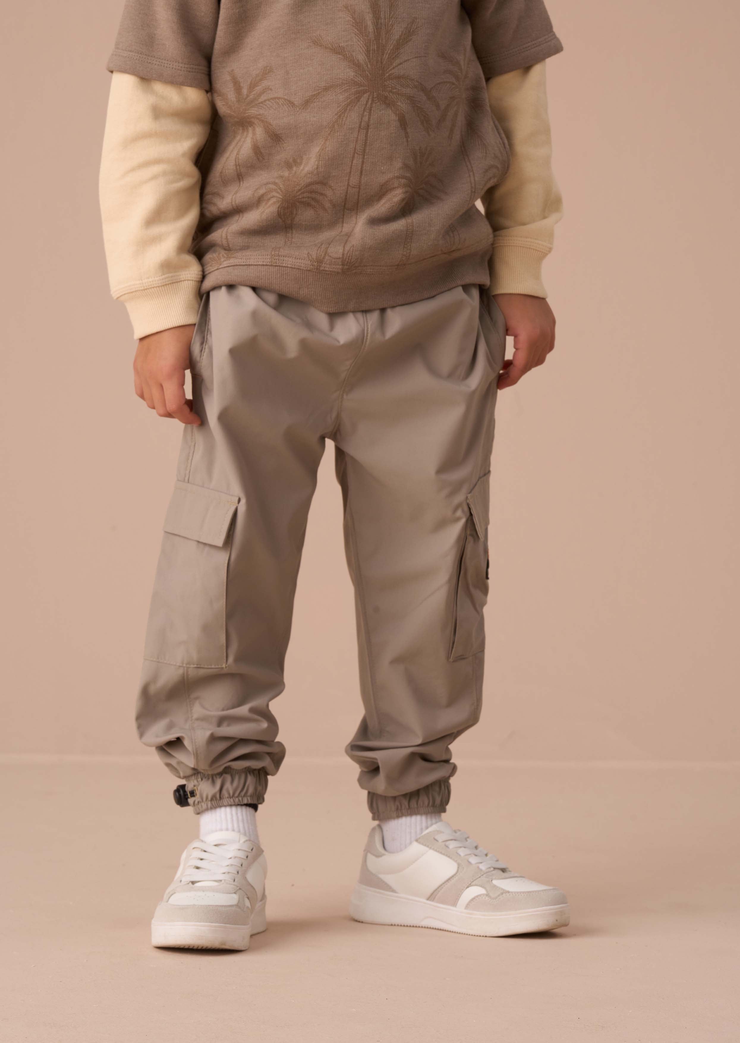 Boy Stone Technical Cargo Joggers